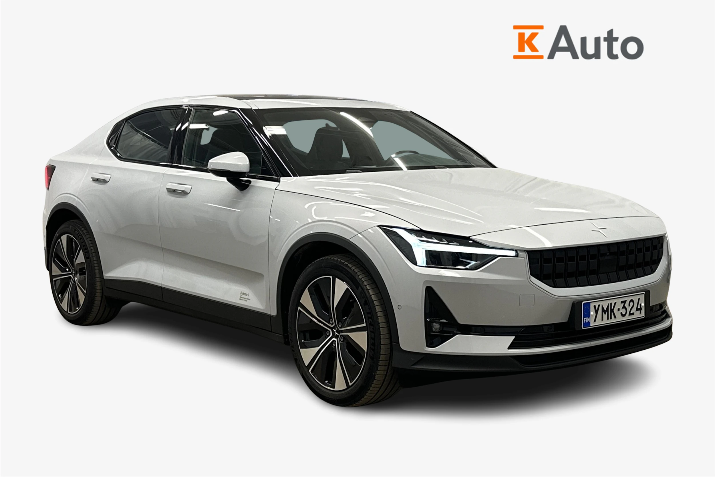 harmaa Polestar 2 2023 kuva 1.