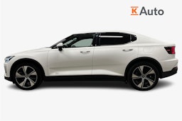 valkoinen Polestar 2 2023 kuva 6.