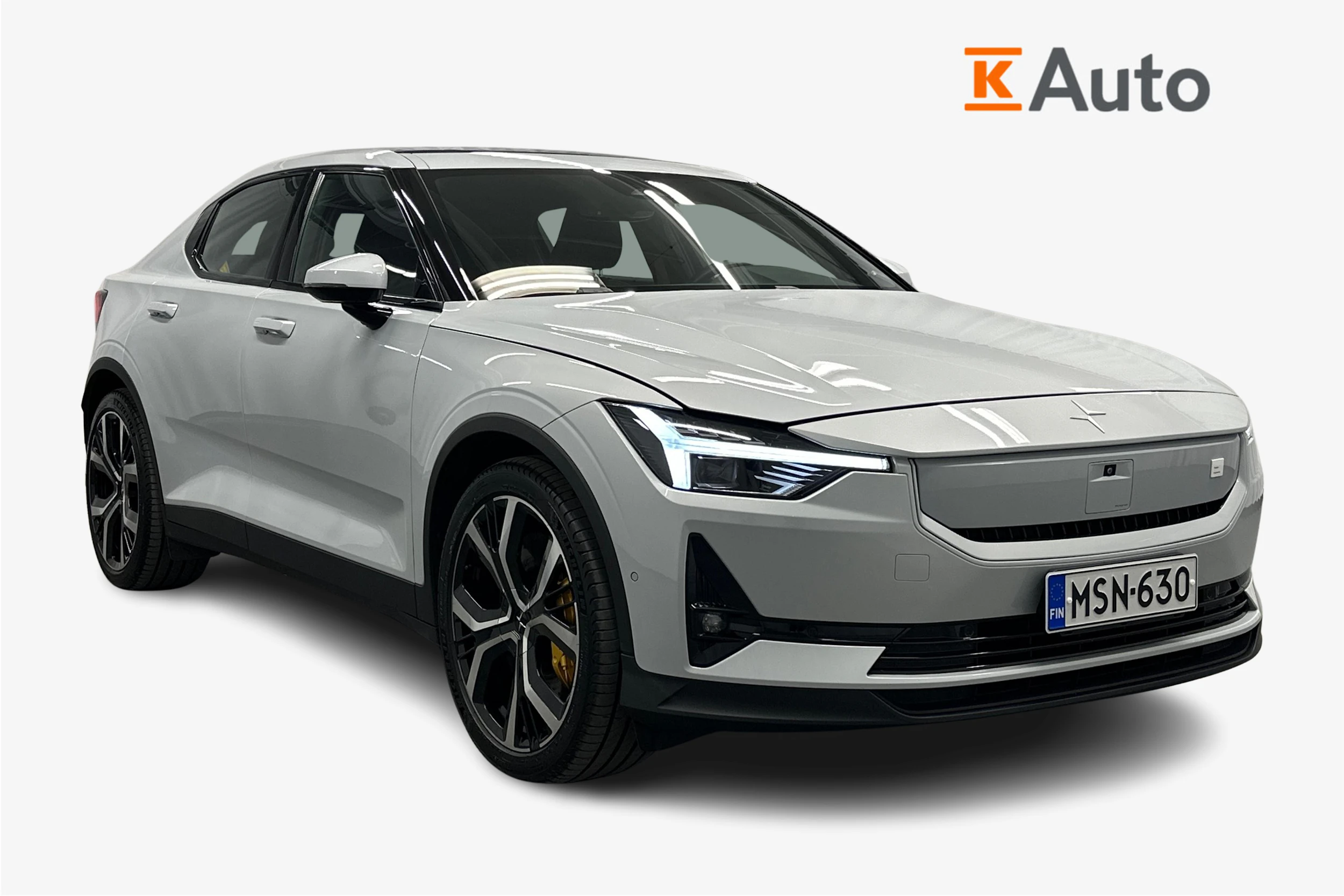 harmaa Polestar 2 2024 kuva 1.