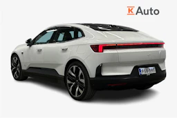 valkoinen Polestar 4 2024 kuva 3.