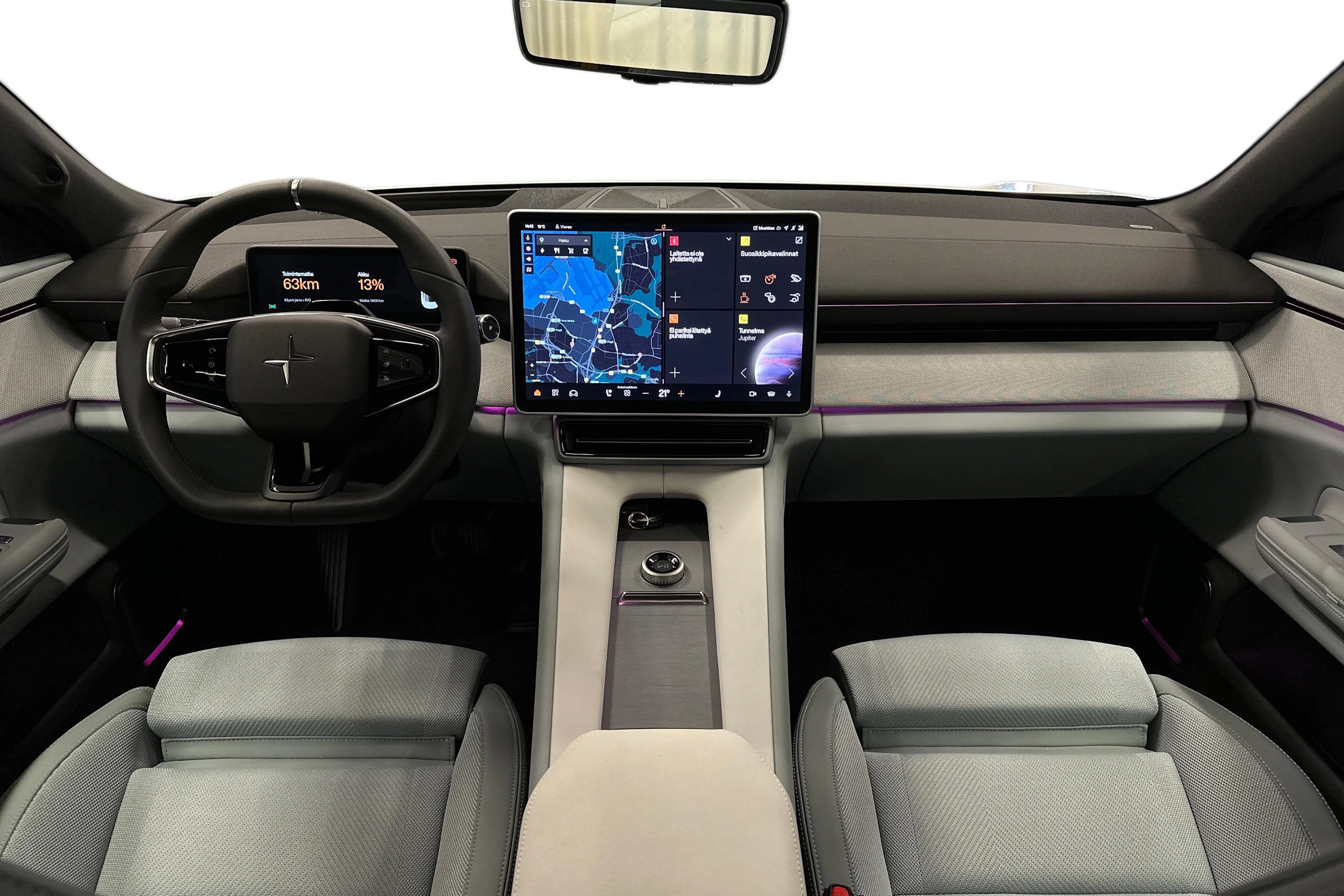 valkoinen Polestar 4 2024 kuva 9.