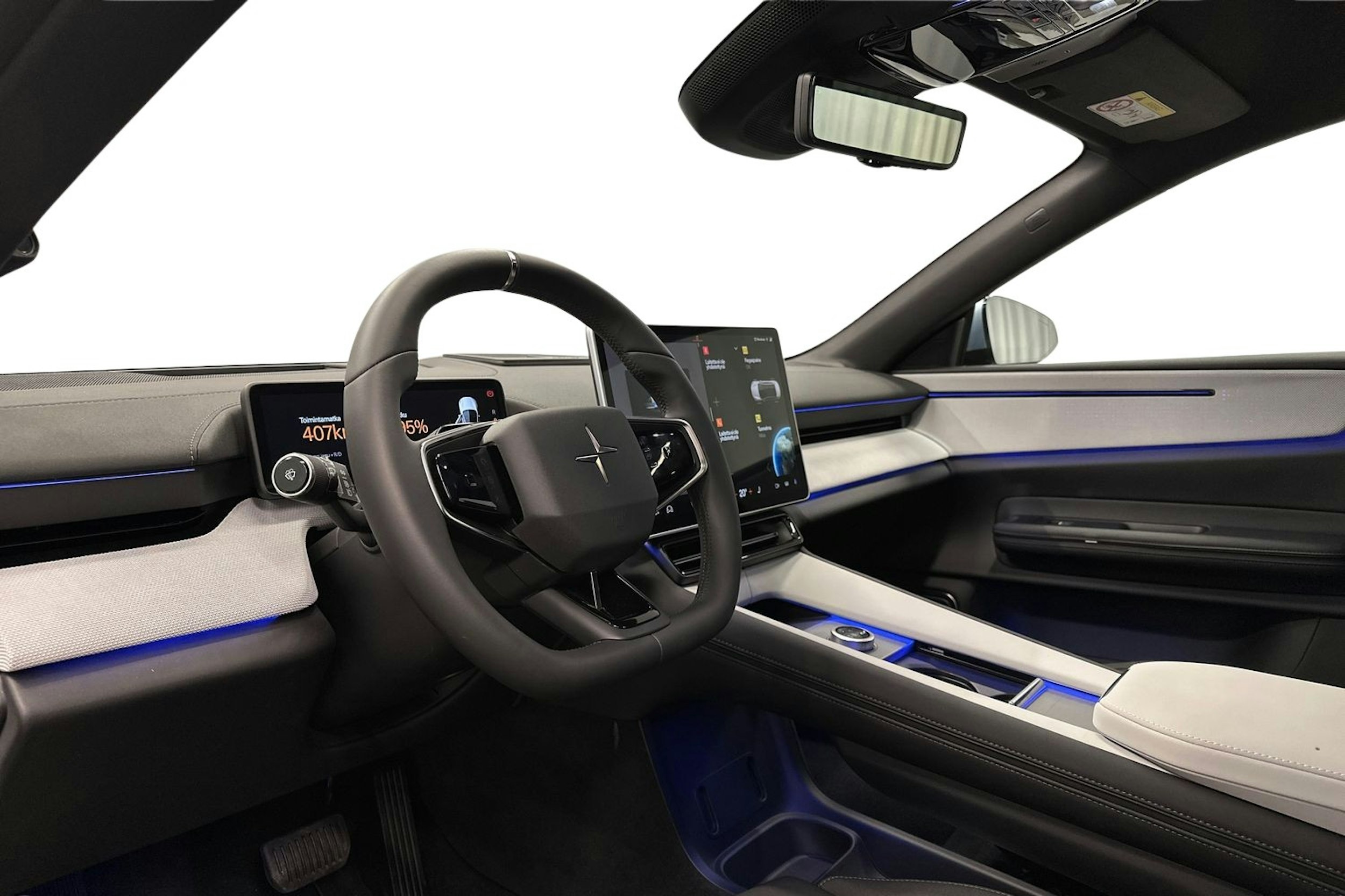 sininen Polestar 4 2024 kuva 7.