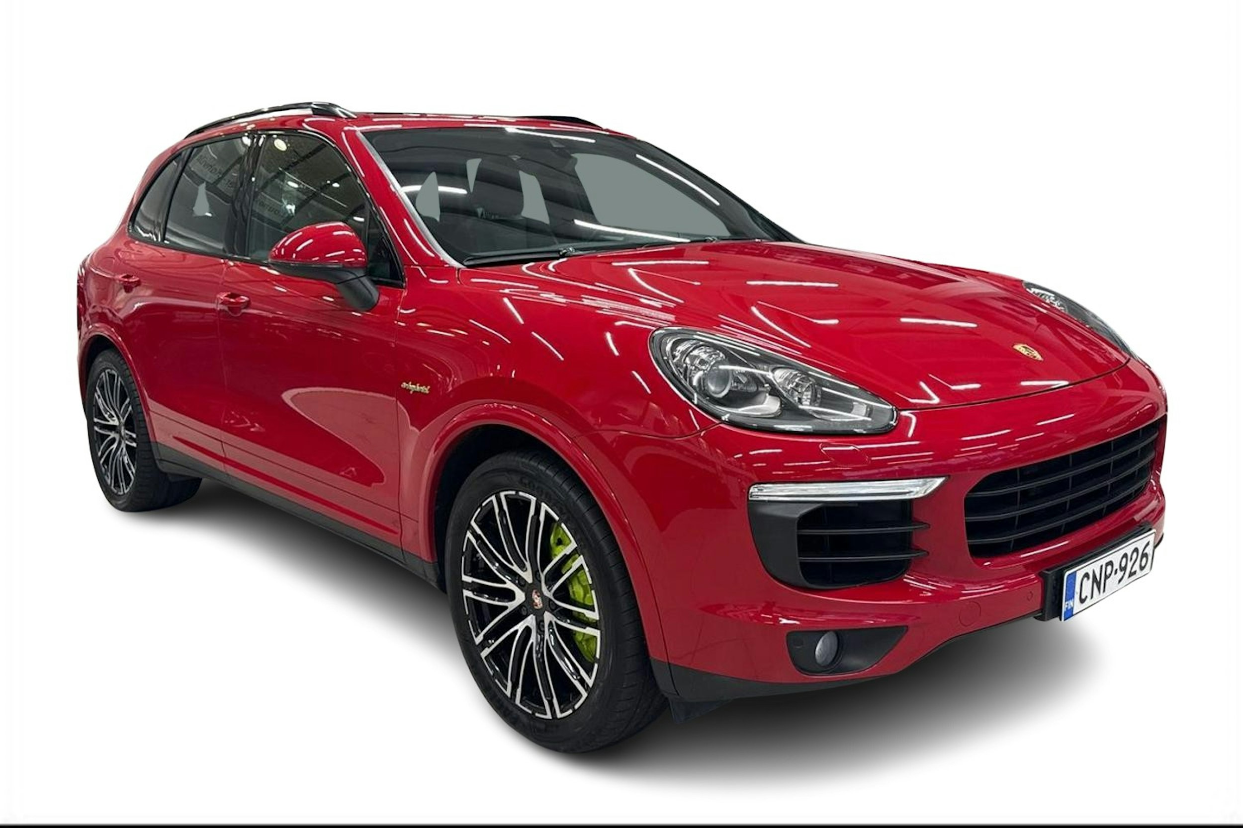Punainen Porsche Cayenne 2014 kuva 1.