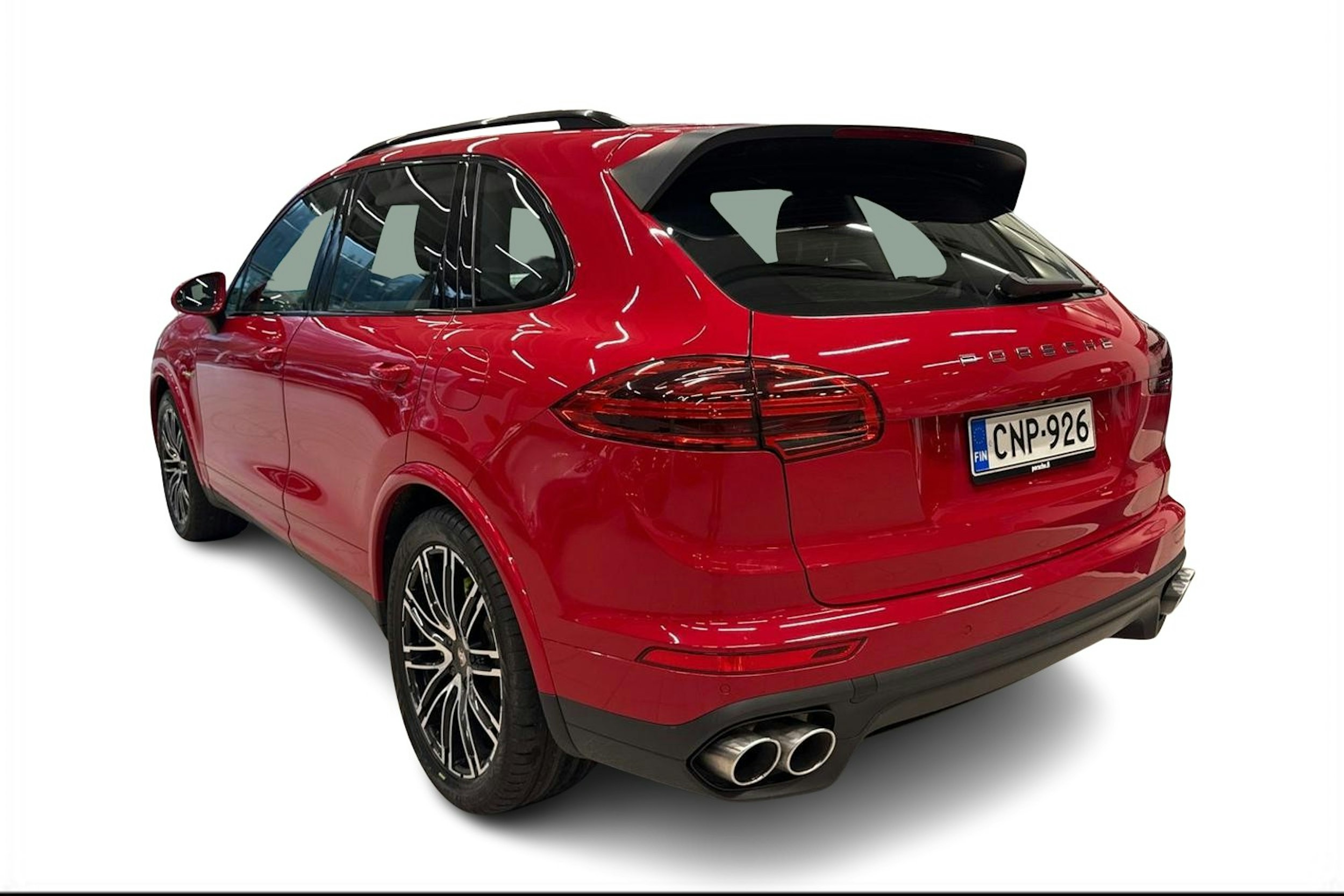 Punainen Porsche Cayenne 2014 kuva 2.