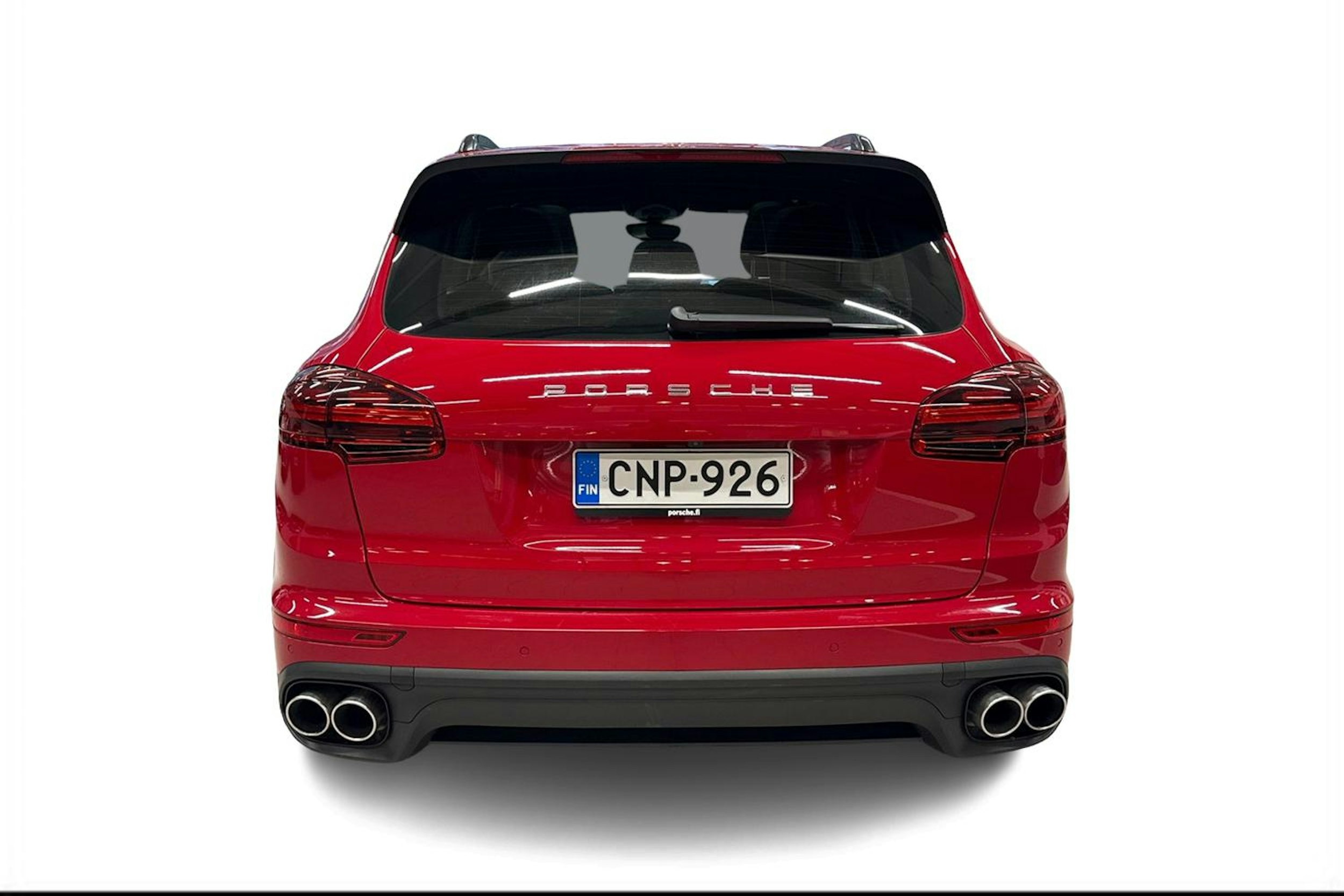 Punainen Porsche Cayenne 2014 kuva 3.