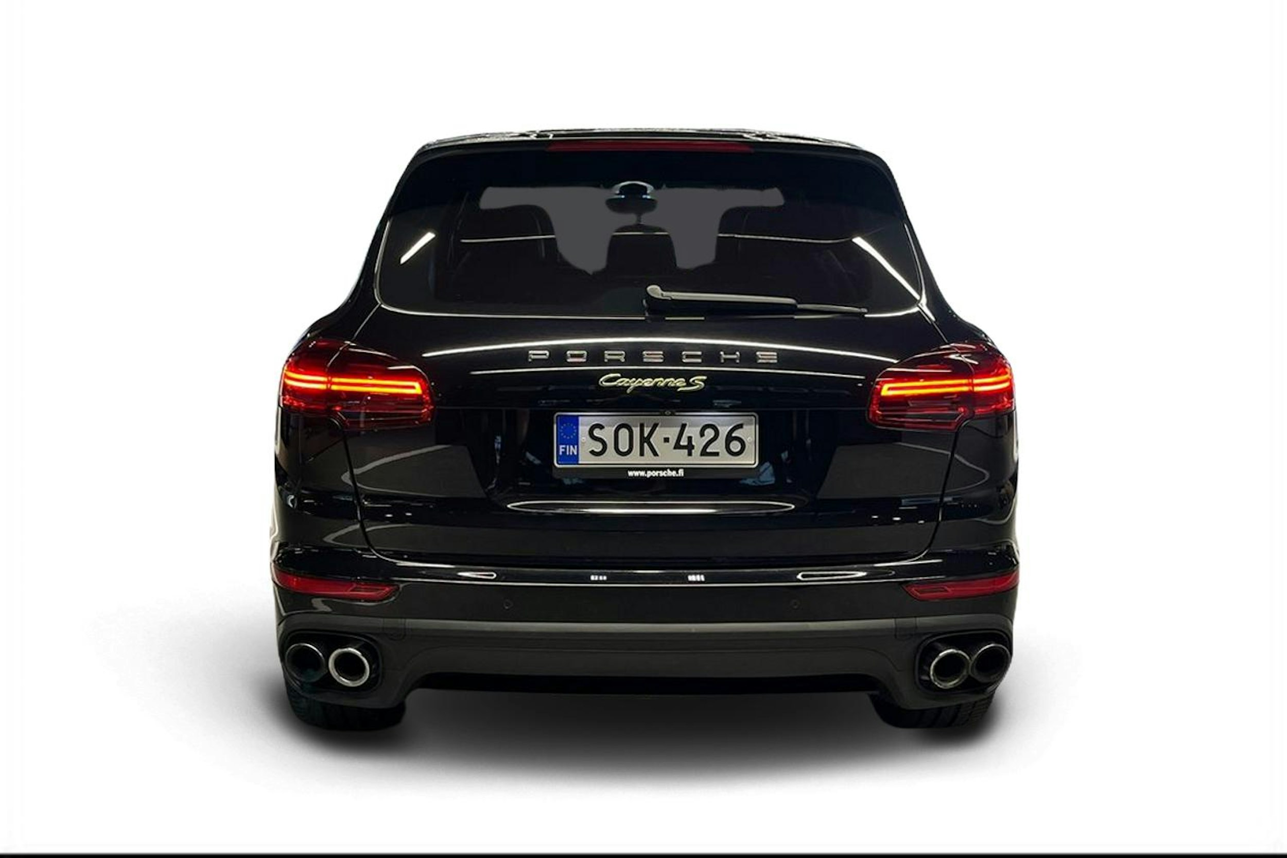 musta Porsche Cayenne 2016 kuva 3.