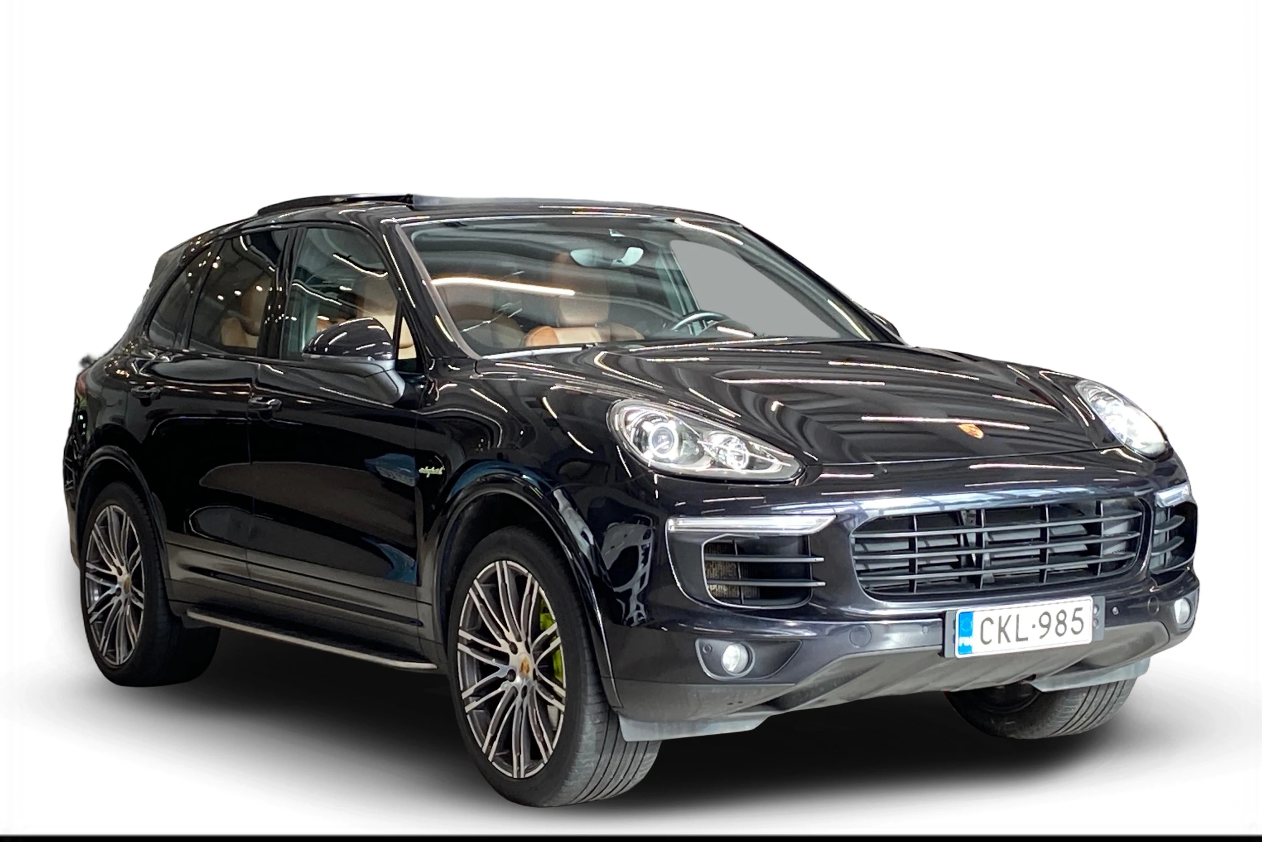 Musta Porsche Cayenne 2017 kuva 1.