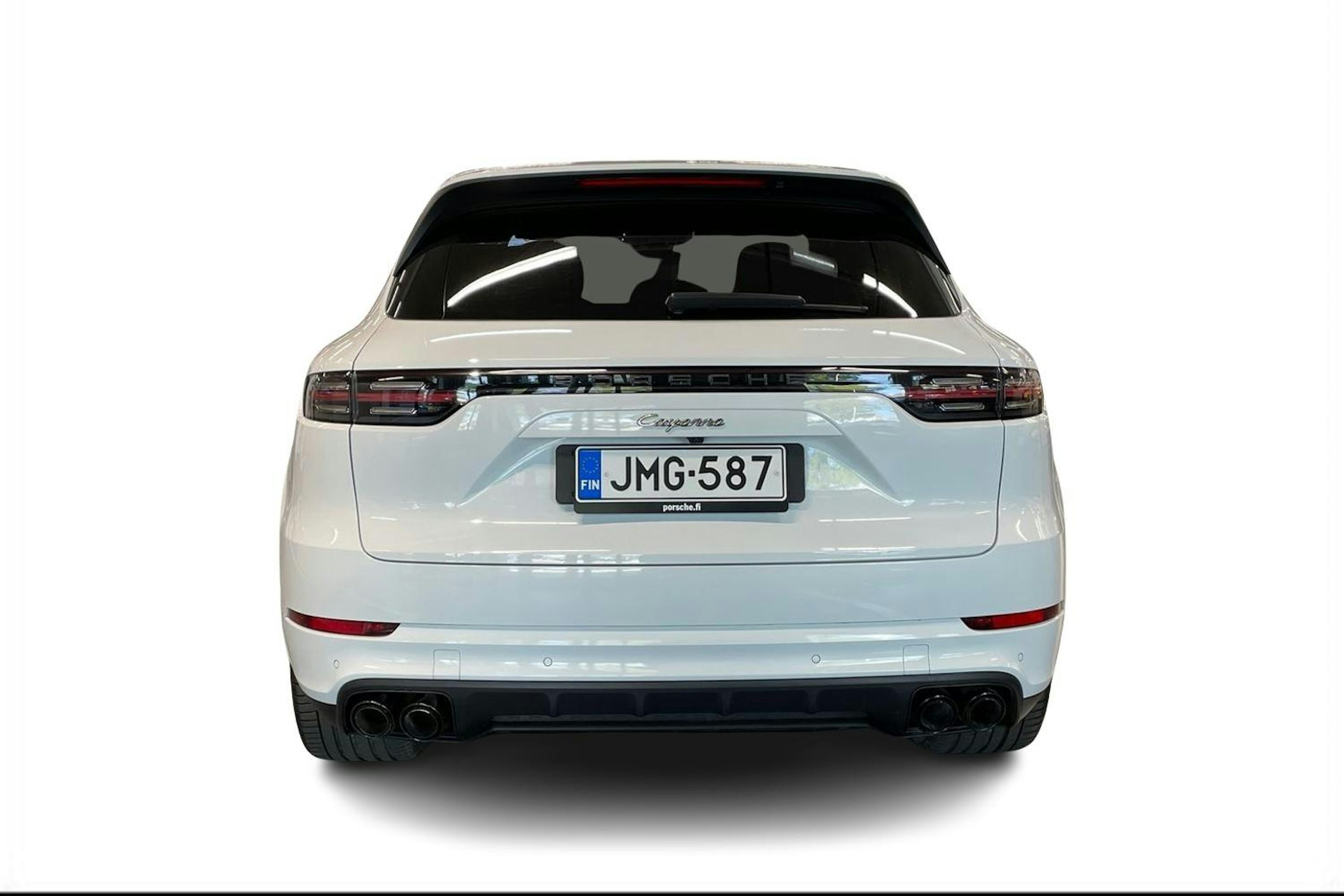 Valkoinen Porsche Cayenne 2021 kuva 3.