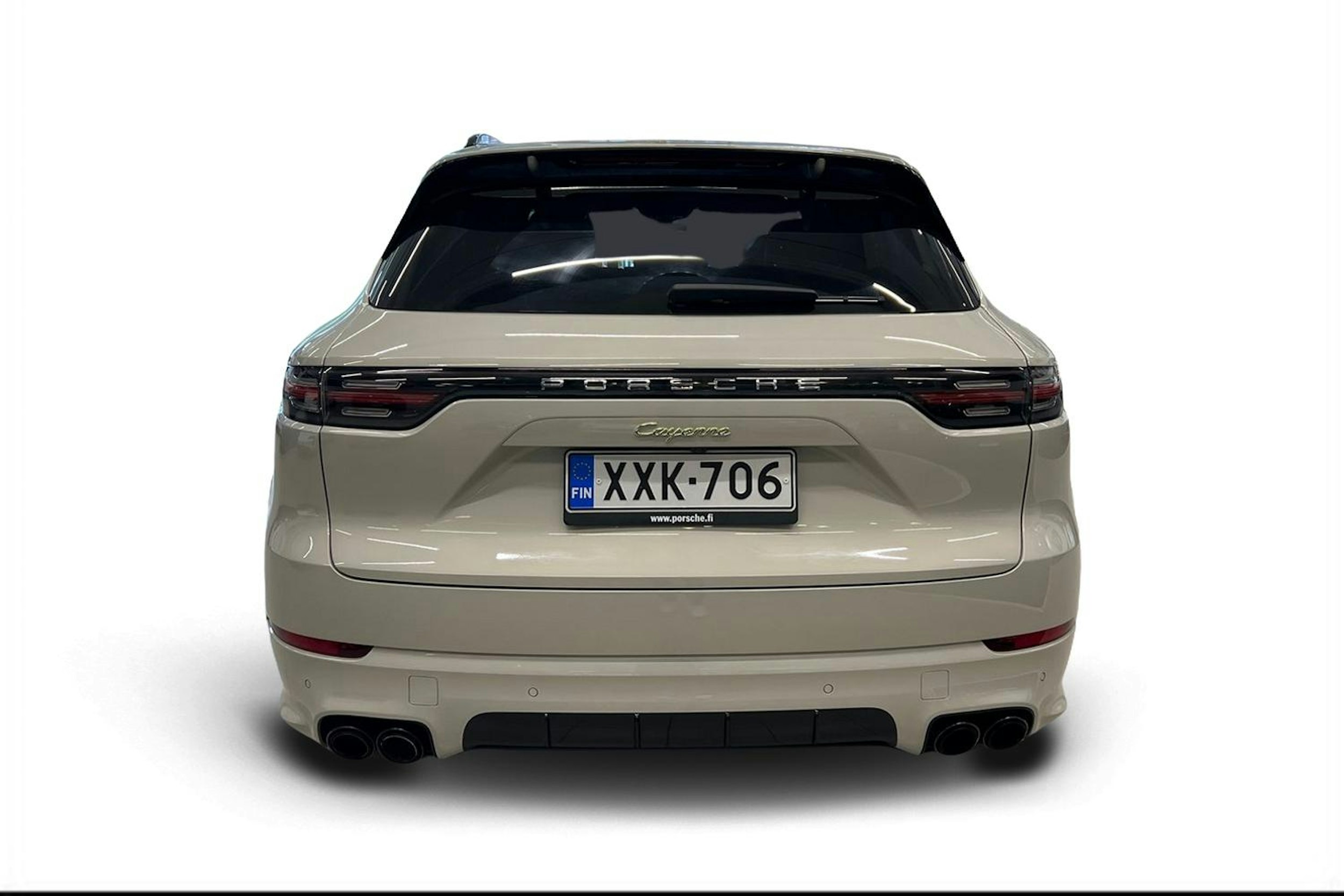 Ruskea (beige) Porsche Cayenne 2021 kuva 3.