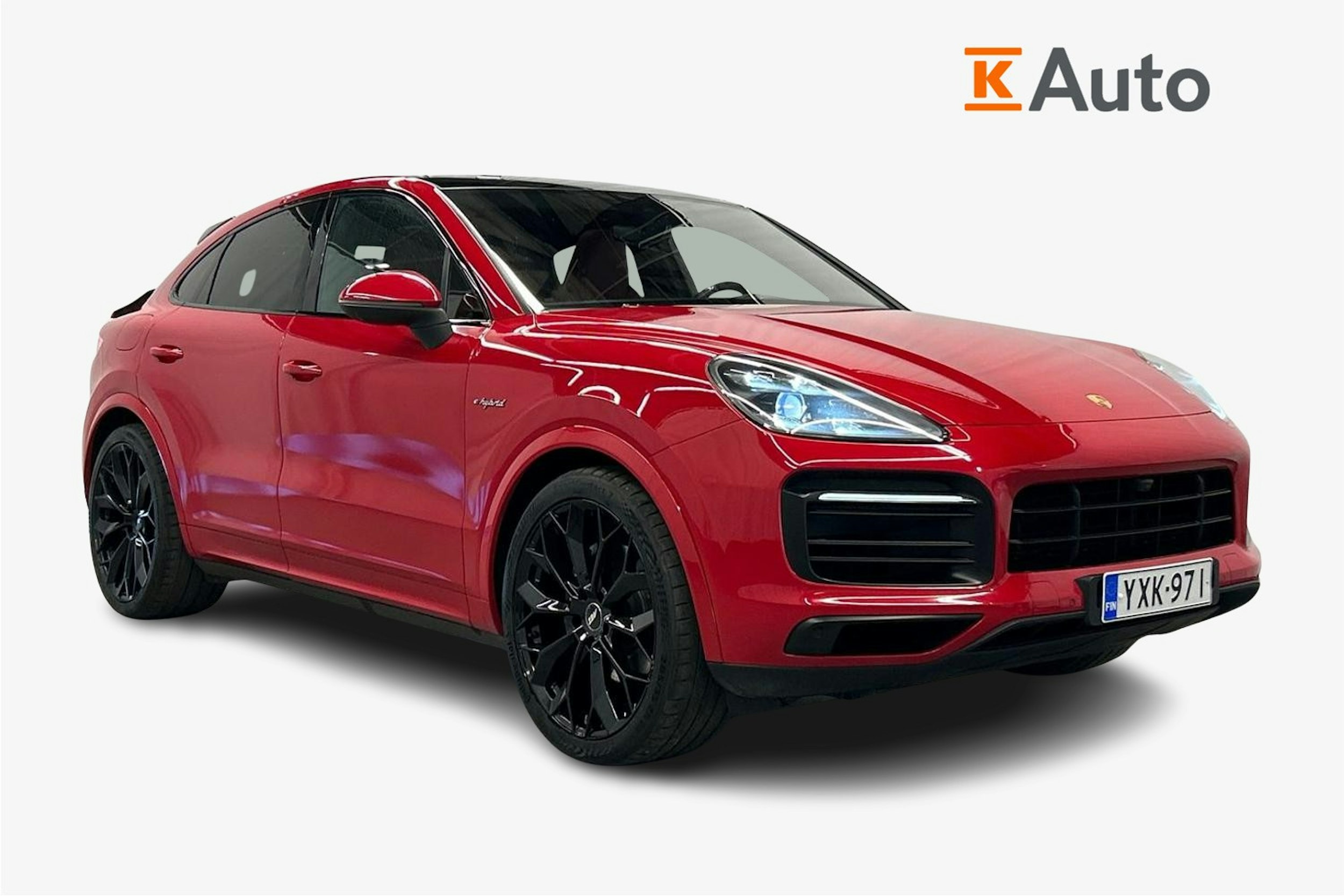 punainen Porsche Cayenne 2021 kuva 1.