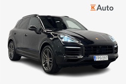 musta Porsche Cayenne 2022 kuva 1.