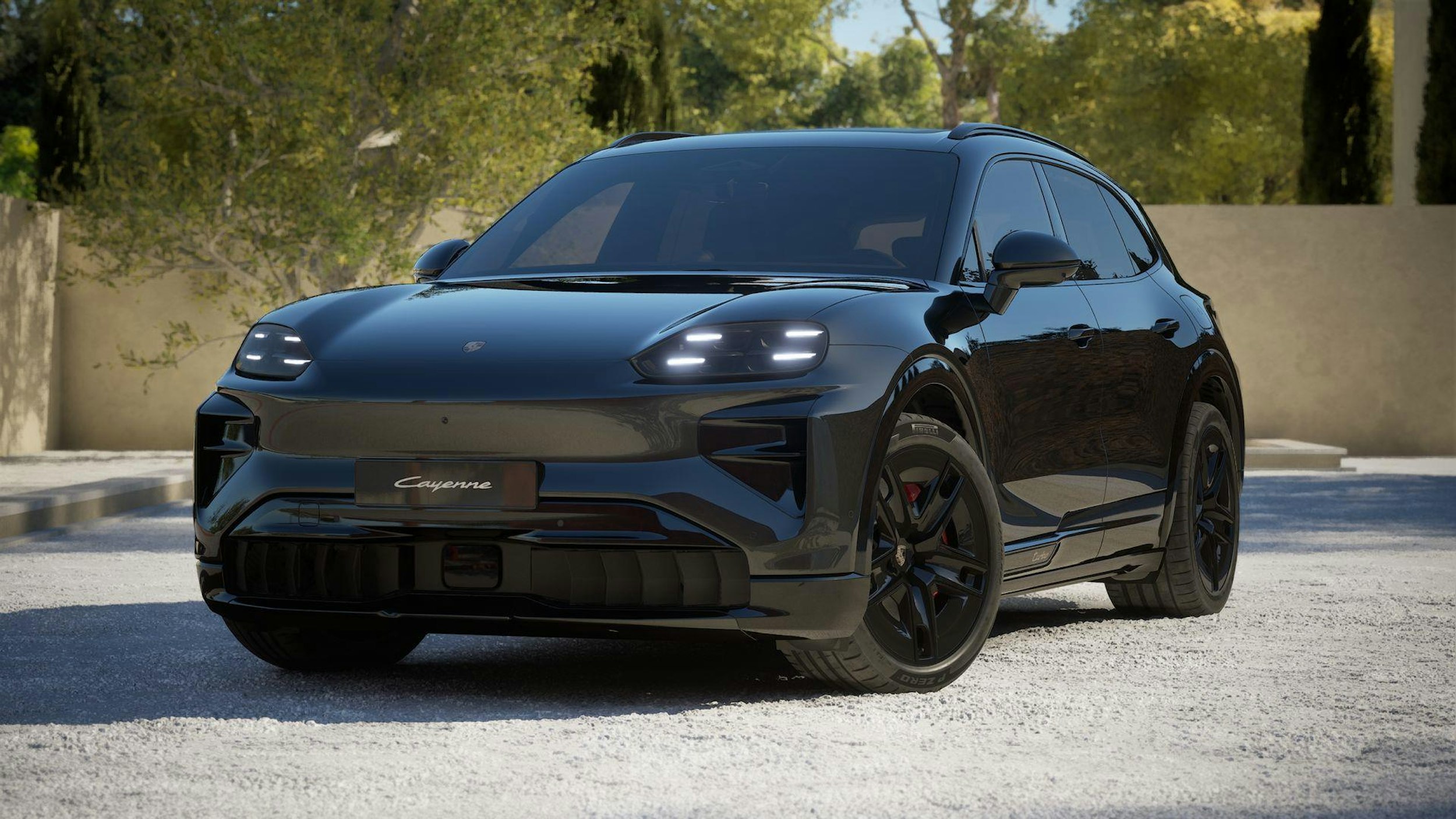musta Porsche Cayenne 2026 kuva 1.
