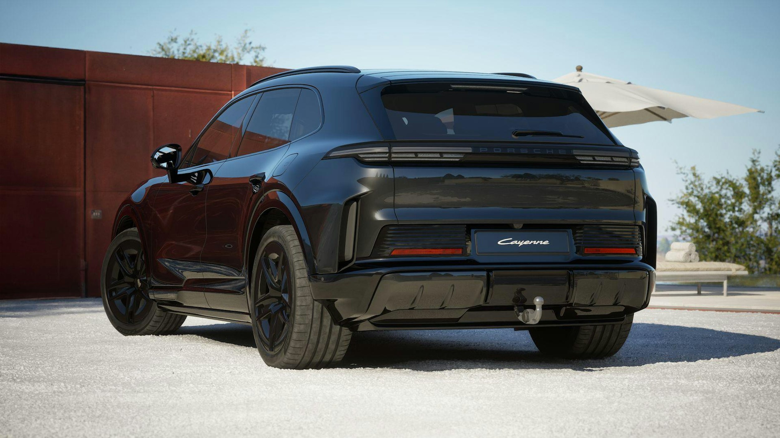 musta Porsche Cayenne 2026 kuva 3.