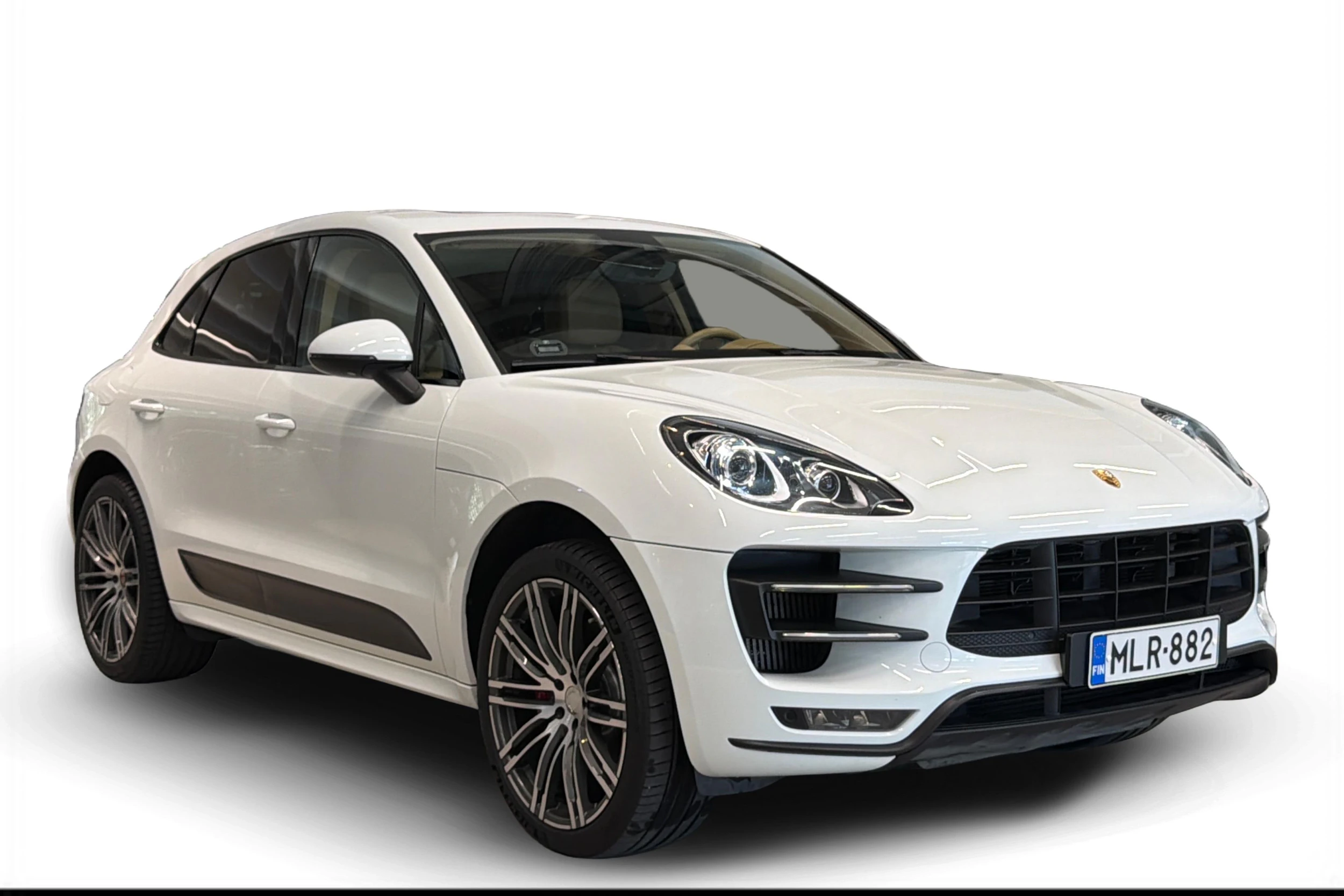 valkoinen Porsche Macan 2014 kuva 1.
