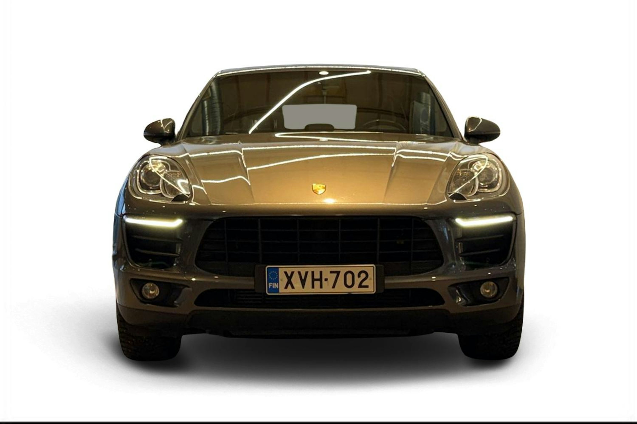 Harmaa Porsche Macan 2015 kuva 4.