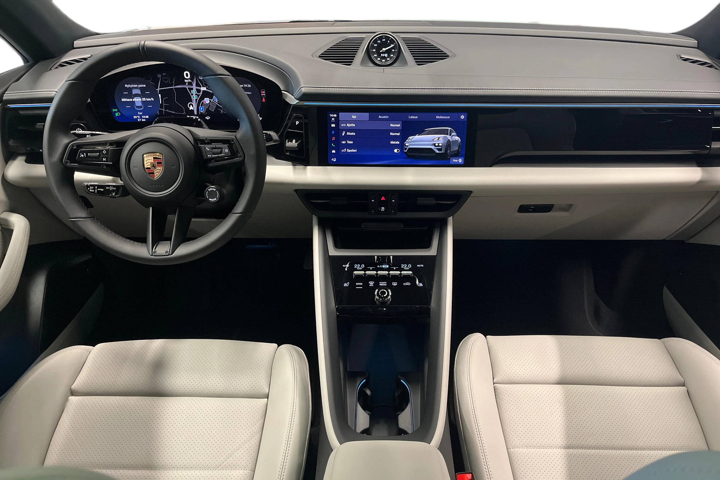 met. harmaa Porsche Macan 2026 kuva 9.
