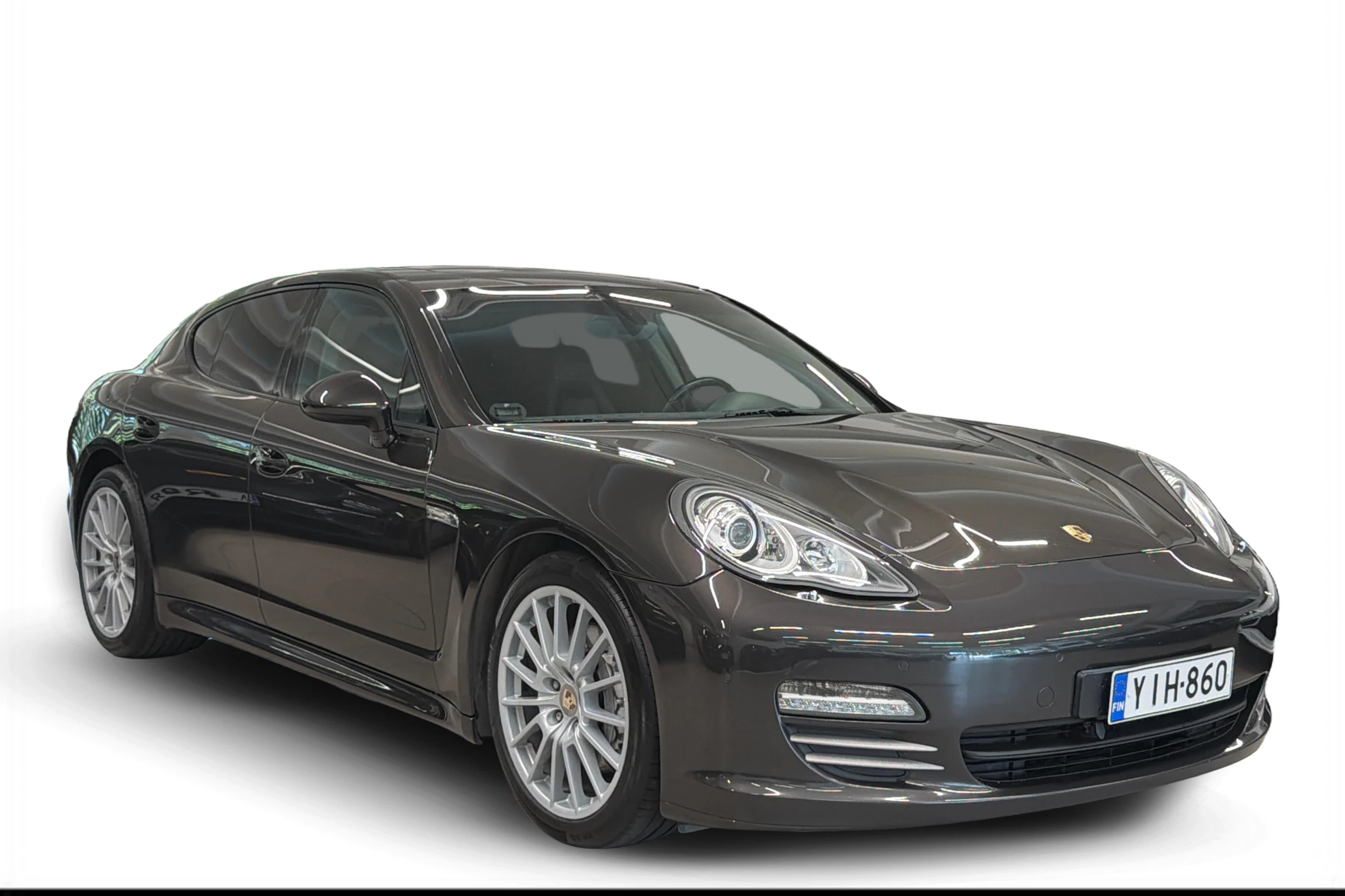 Harmaa Porsche Panamera 2012 kuva 1.