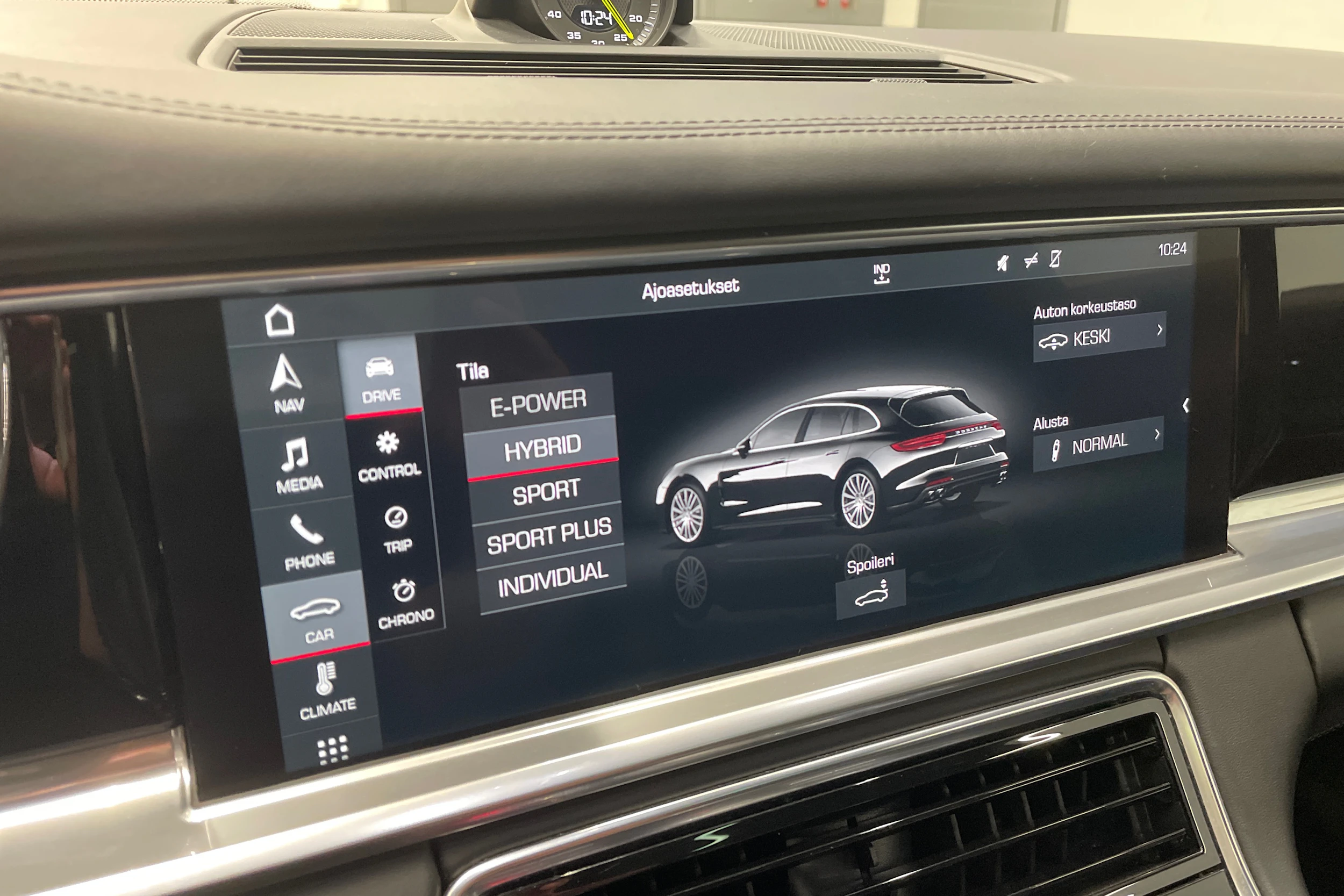 Harmaa Porsche Panamera 2018 kuva 13.