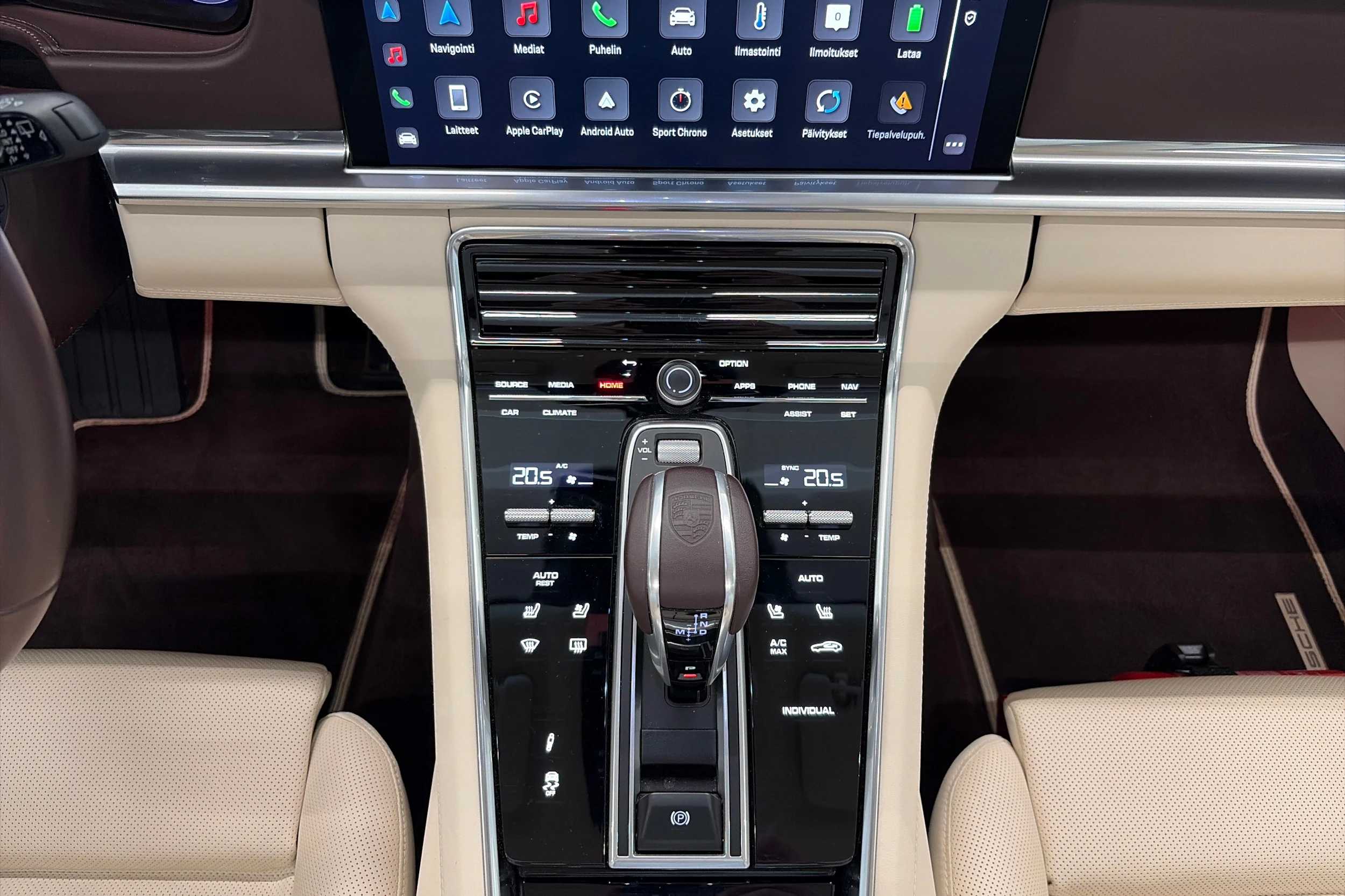 valkoinen Porsche Panamera 2022 kuva 18.