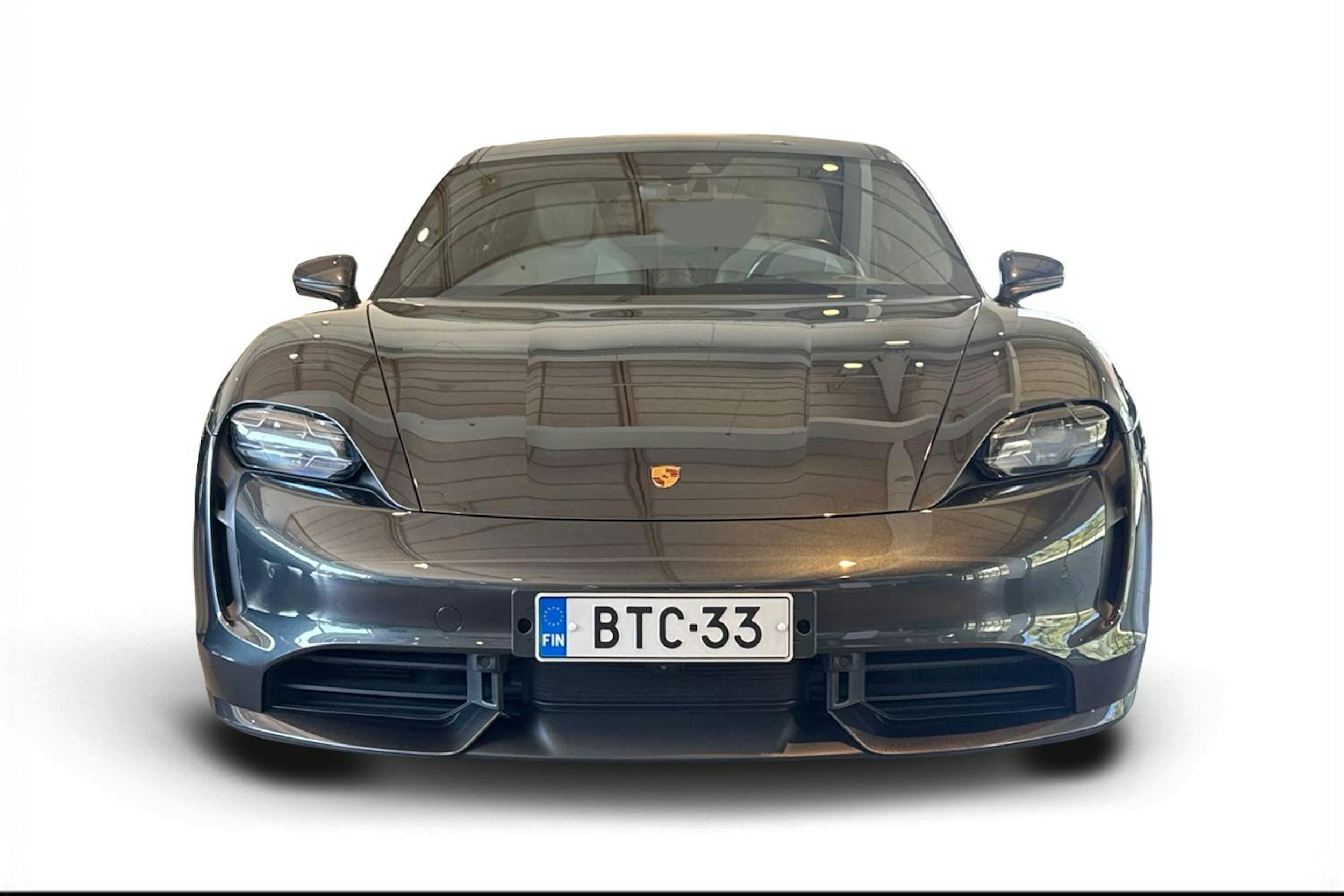 Harmaa Porsche Taycan 2020 kuva 4.
