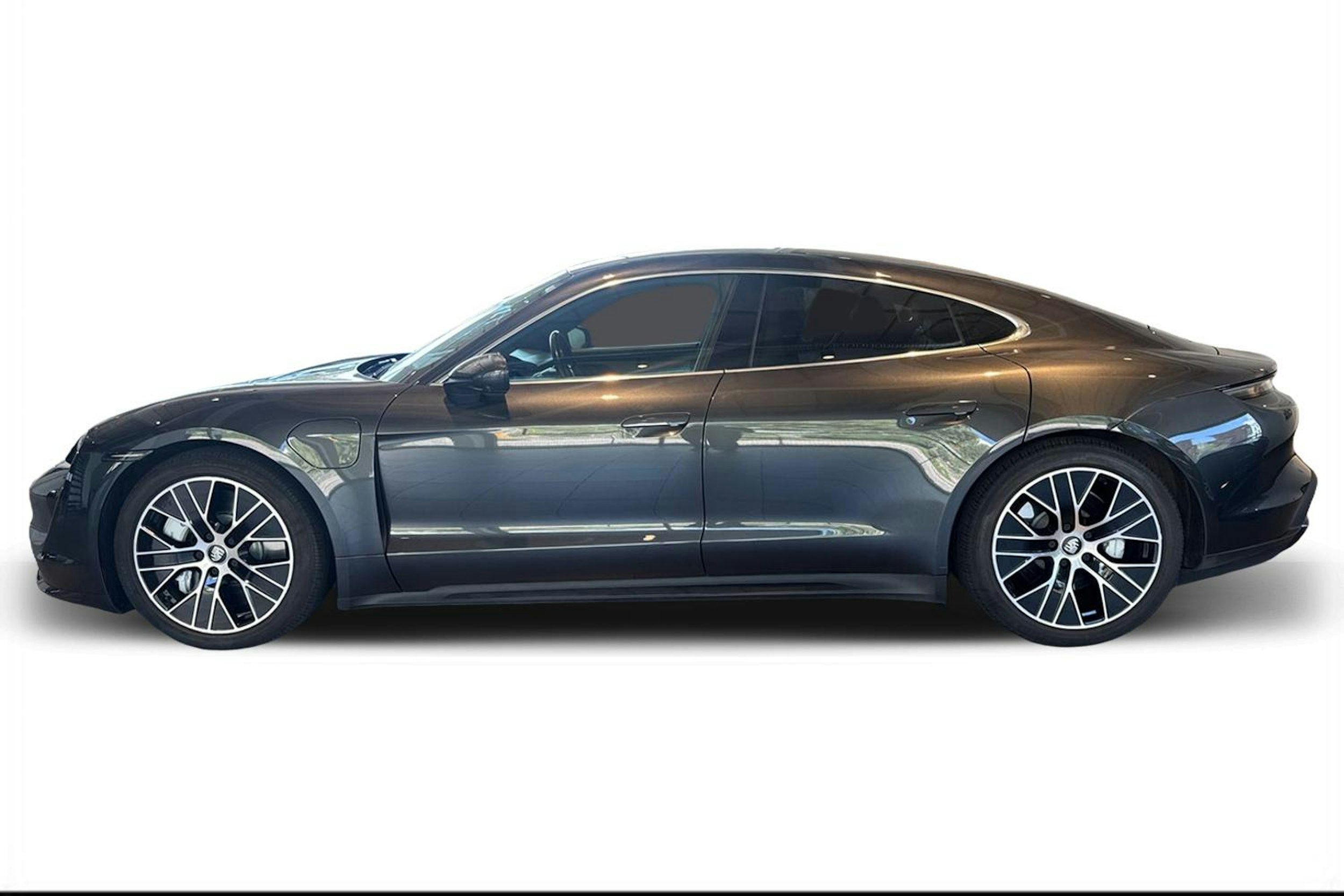Harmaa Porsche Taycan 2020 kuva 5.