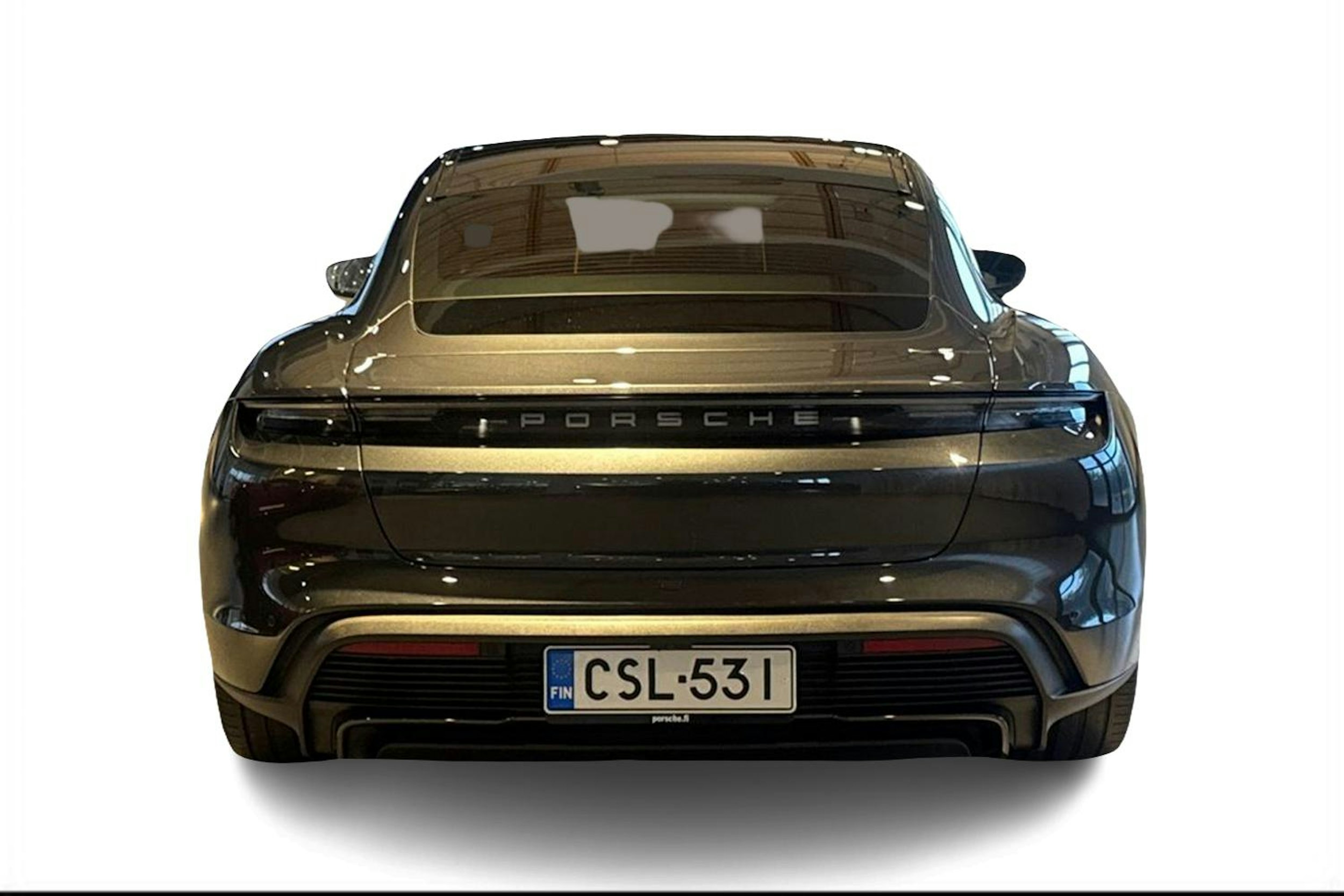 Harmaa Porsche Taycan 2020 kuva 3.
