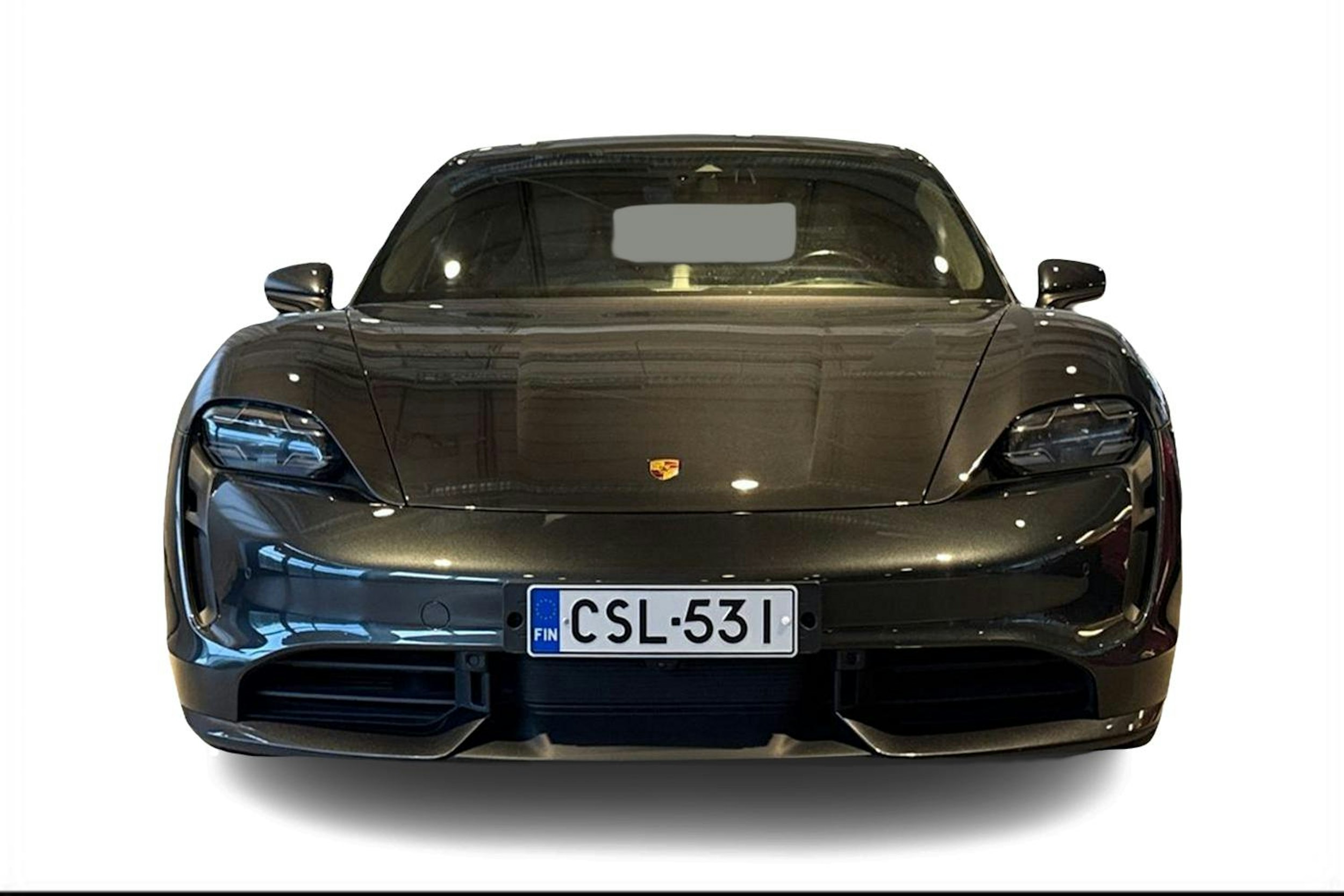 Harmaa Porsche Taycan 2020 kuva 4.