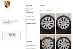 Harmaa Porsche Taycan 2020 kuva 14.