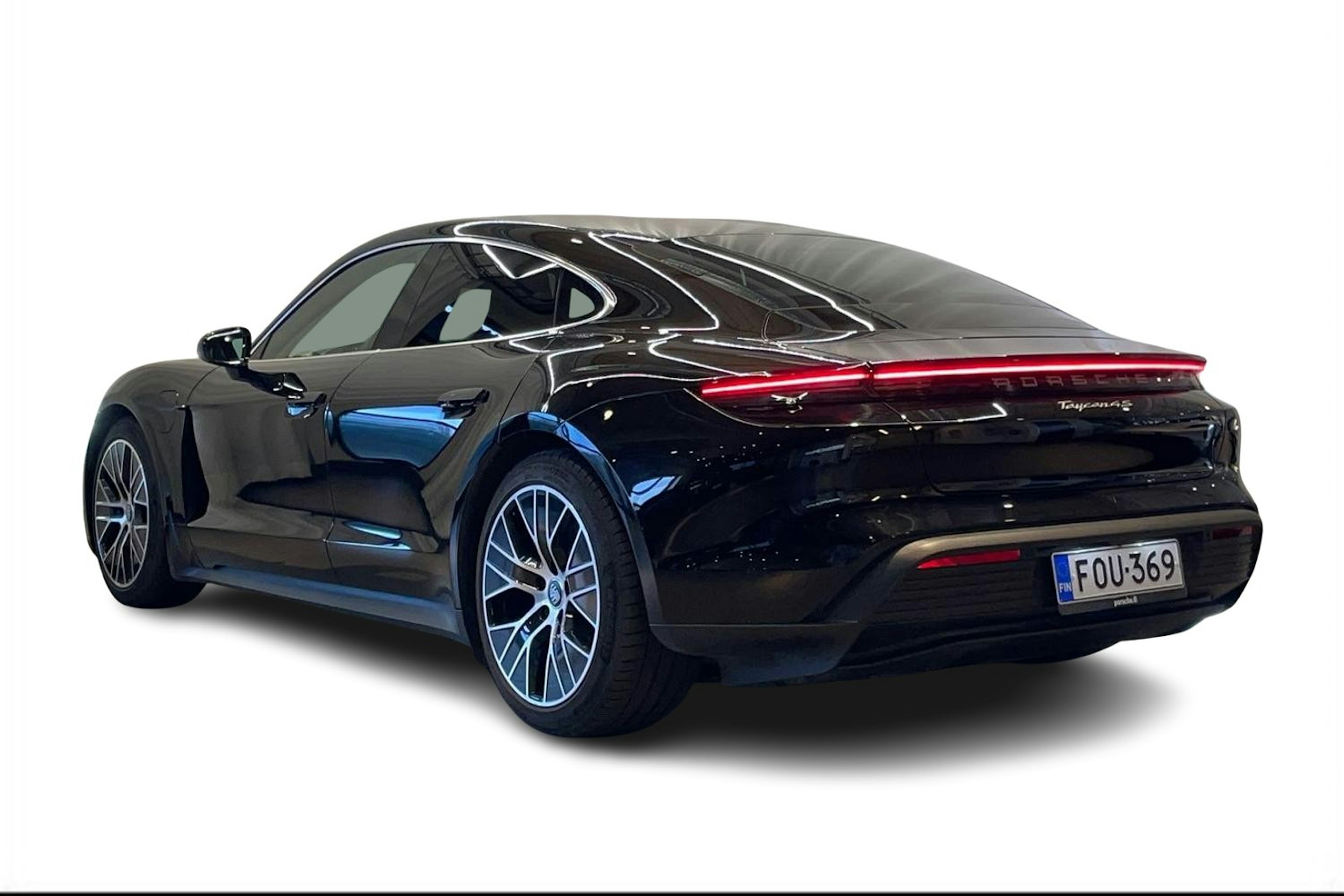 musta Porsche Taycan 2020 kuva 2.