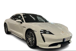 Valkoinen Porsche Taycan 2020 kuva 1.