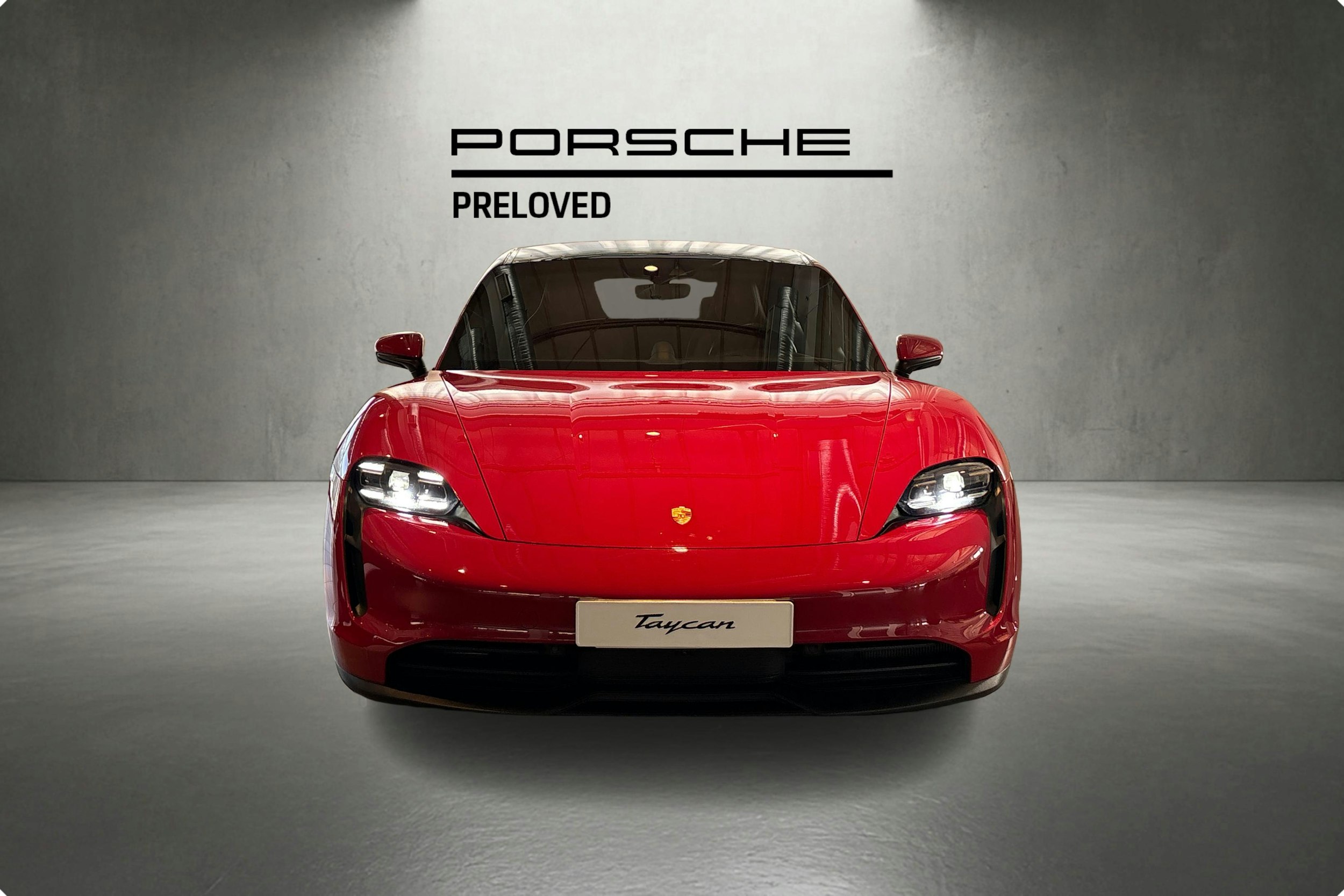 Punainen Porsche Taycan 2020 kuva 5.