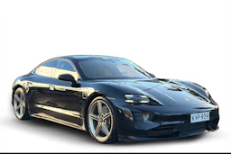 met. Musta Porsche Taycan 2020 kuva 1.