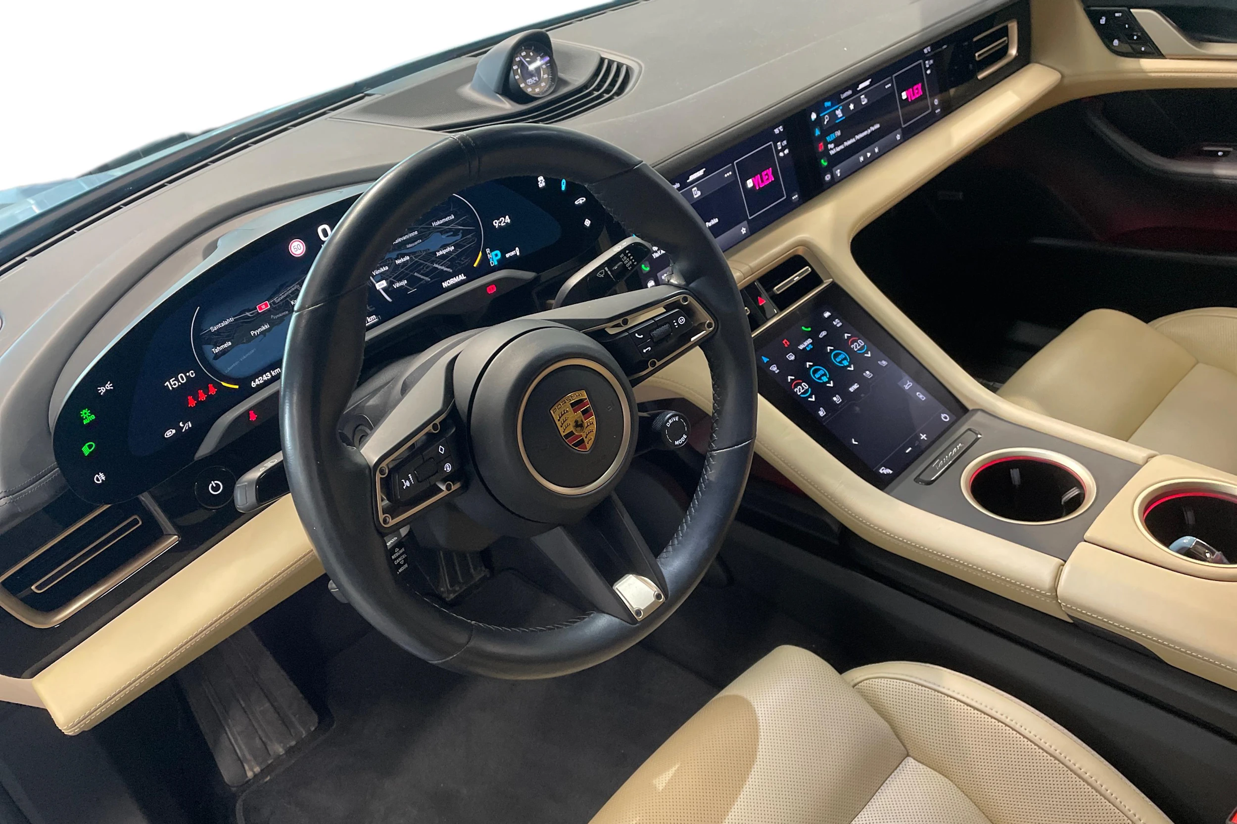 sininen Porsche Taycan 2020 kuva 7.