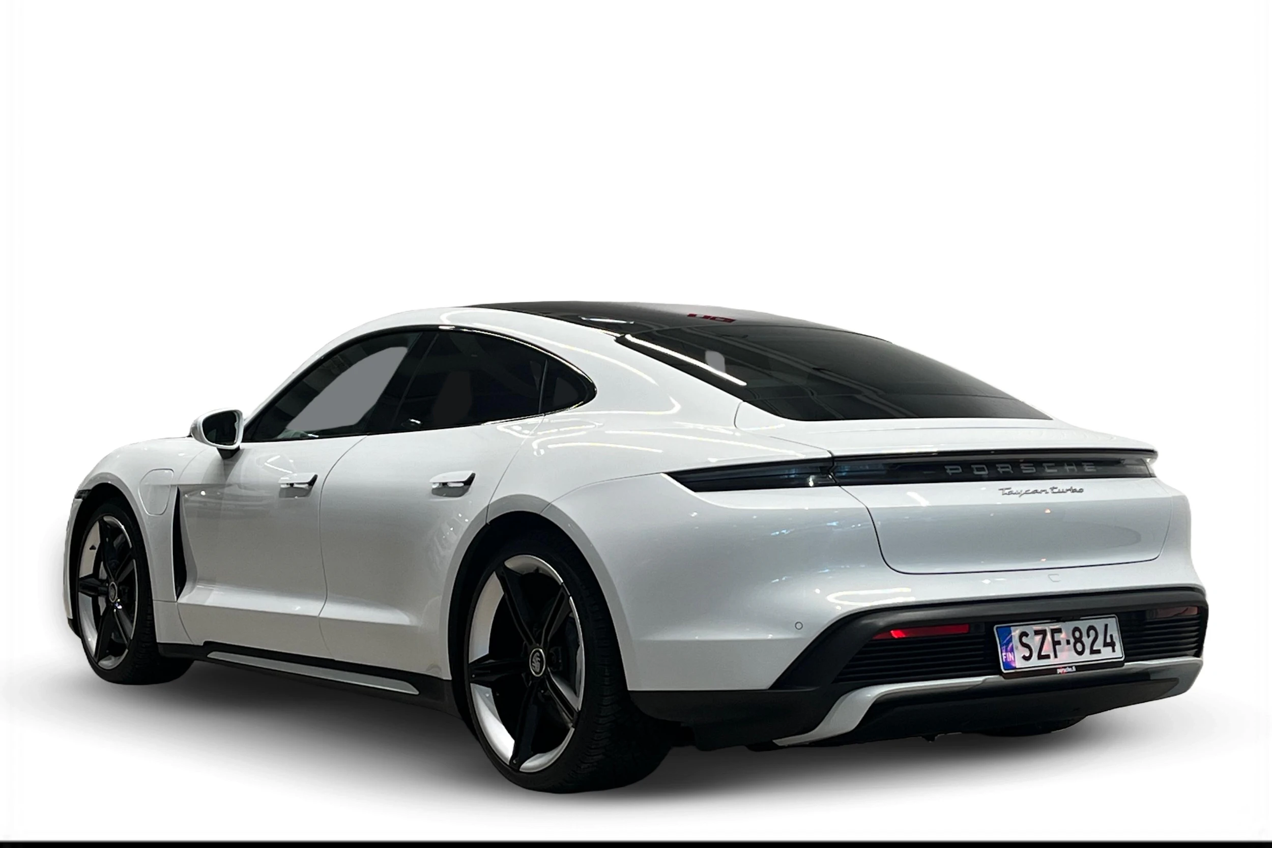 valkoinen Porsche Taycan 2020 kuva 2.