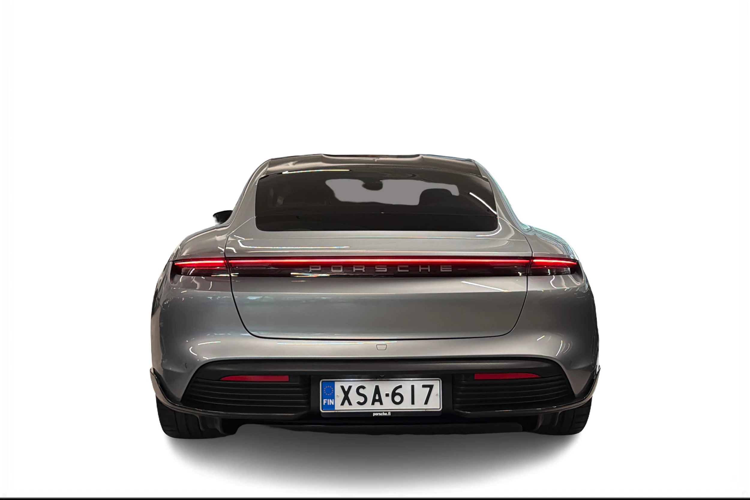 Harmaa Porsche Taycan 2020 kuva 3.