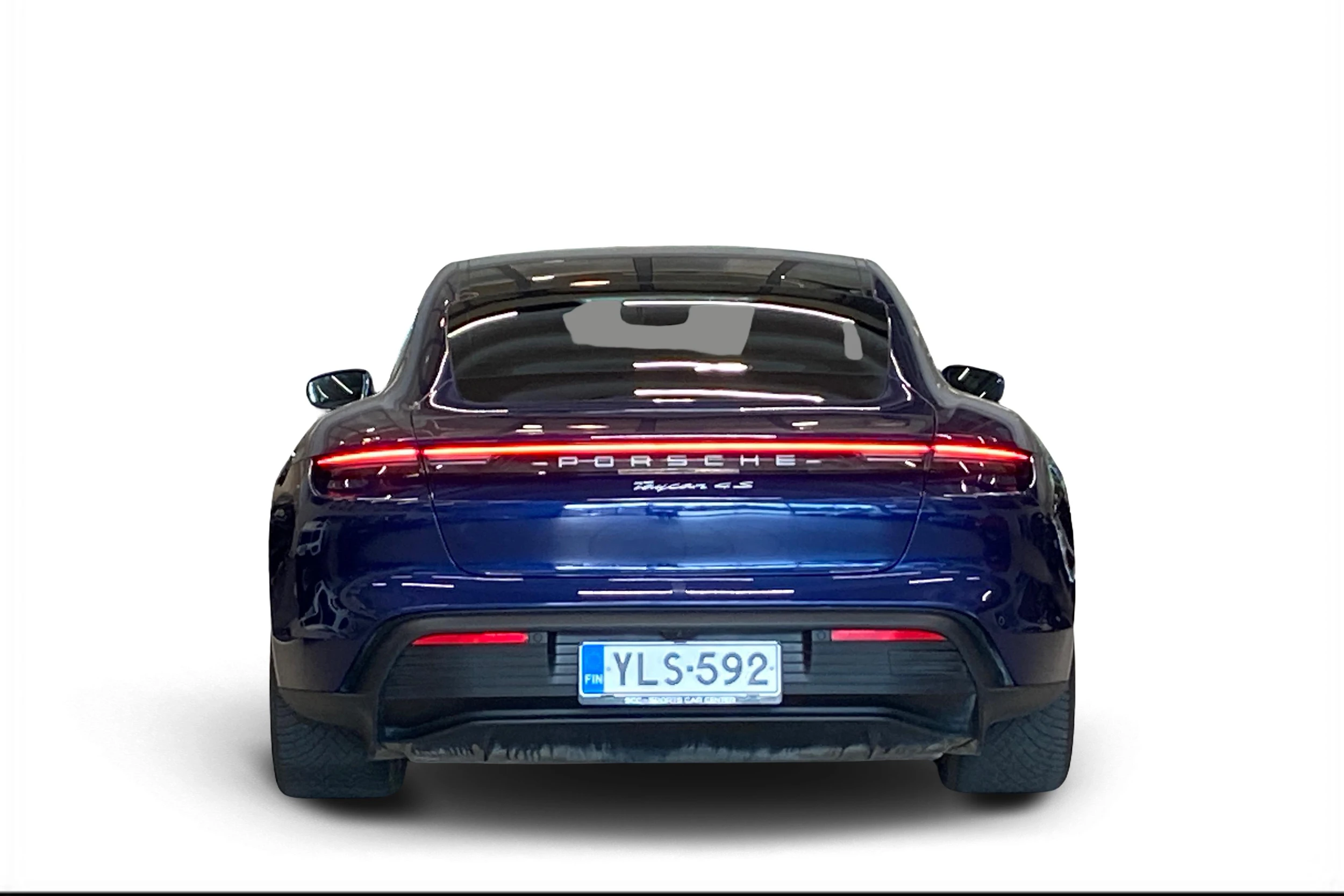 Sininen Porsche Taycan 2020 kuva 3.
