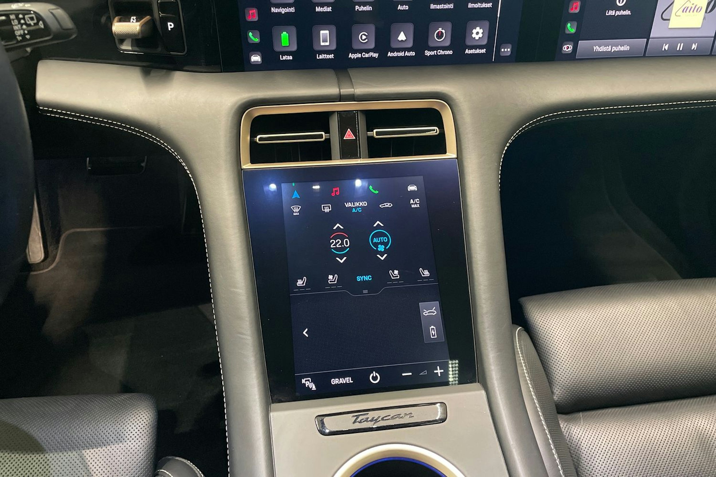 met. Valkoinen Porsche Taycan 2021 kuva 16.