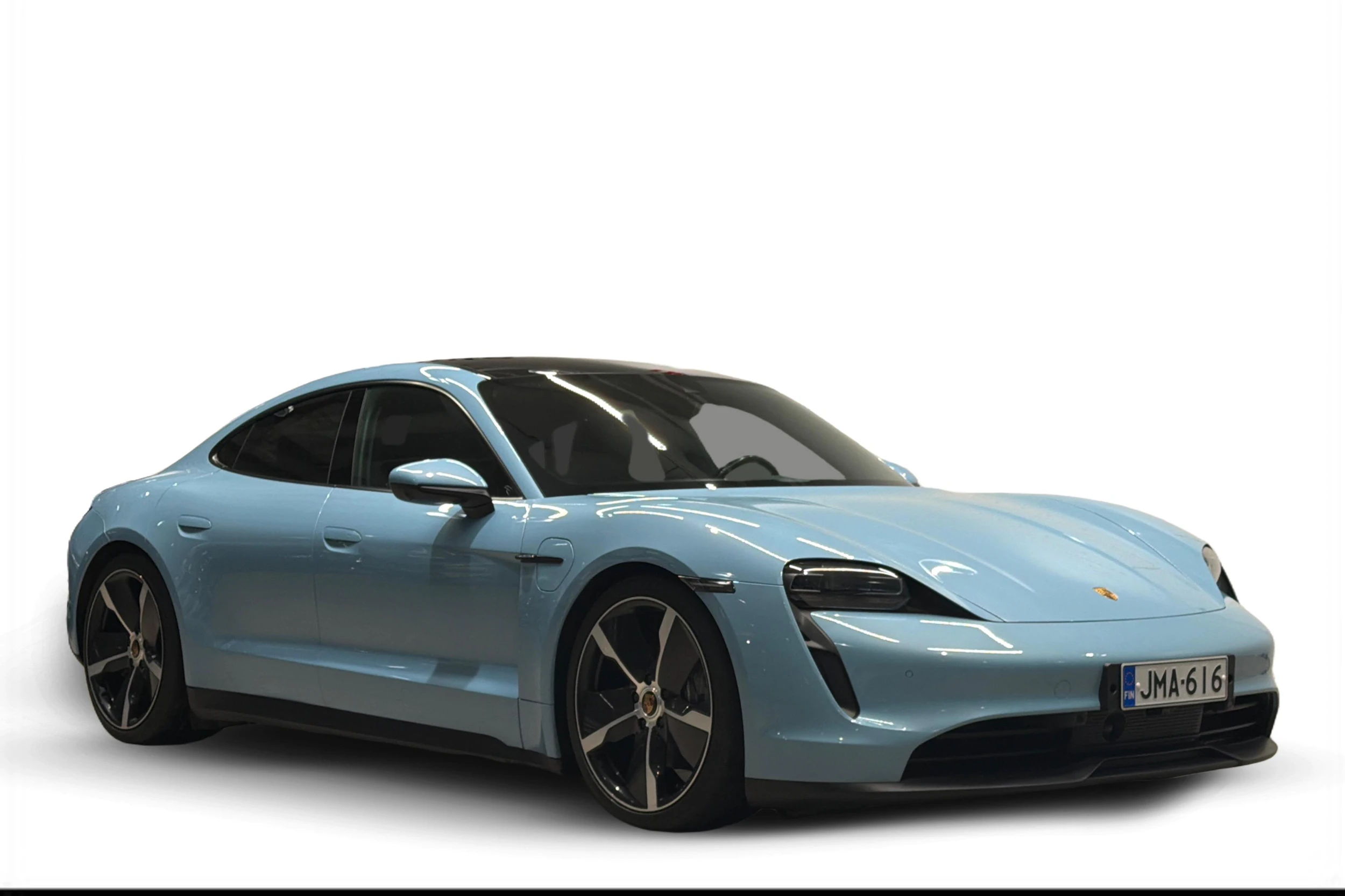 sininen Porsche Taycan 2021 kuva 1.