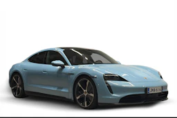 sininen Porsche Taycan 2021 kuva 1.