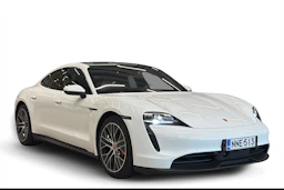 Valkoinen Porsche Taycan 2021 kuva 1.