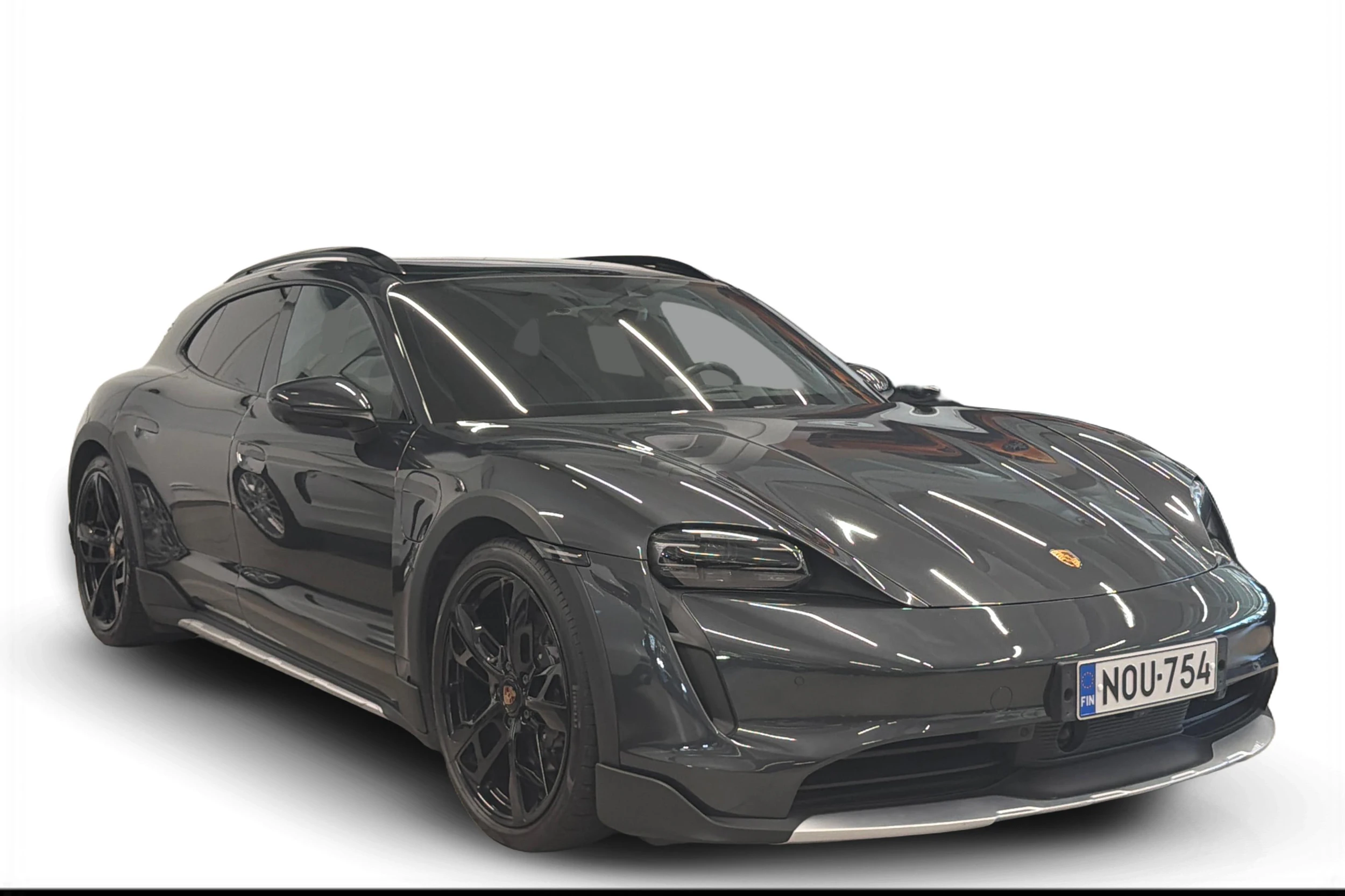 harmaa Porsche Taycan 2021 kuva 1.