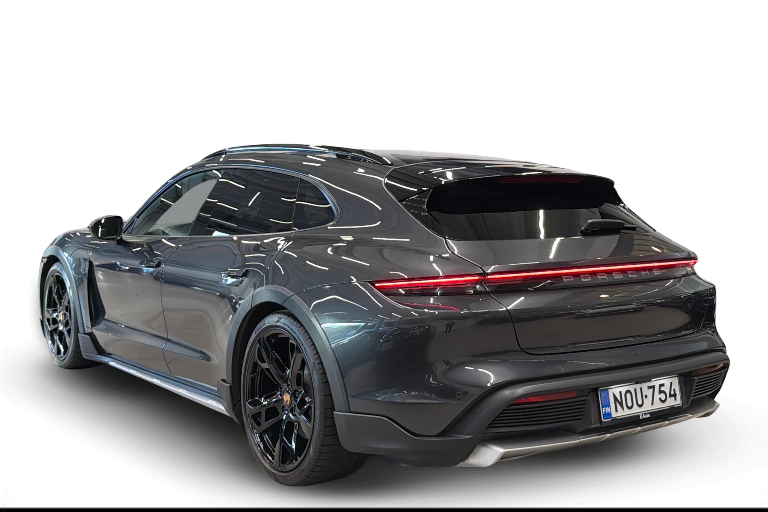 harmaa Porsche Taycan 2021 kuva 2.