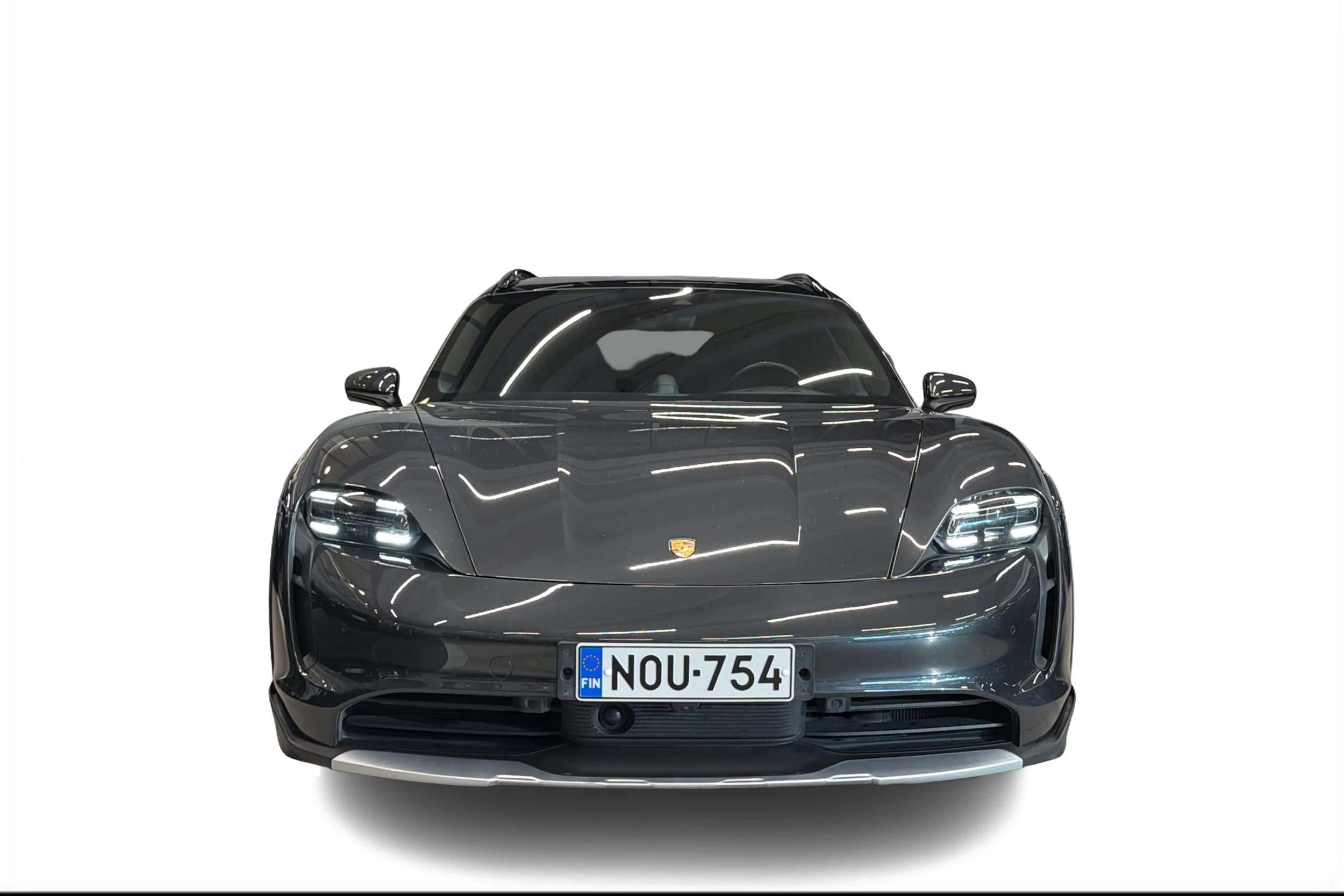 harmaa Porsche Taycan 2021 kuva 4.