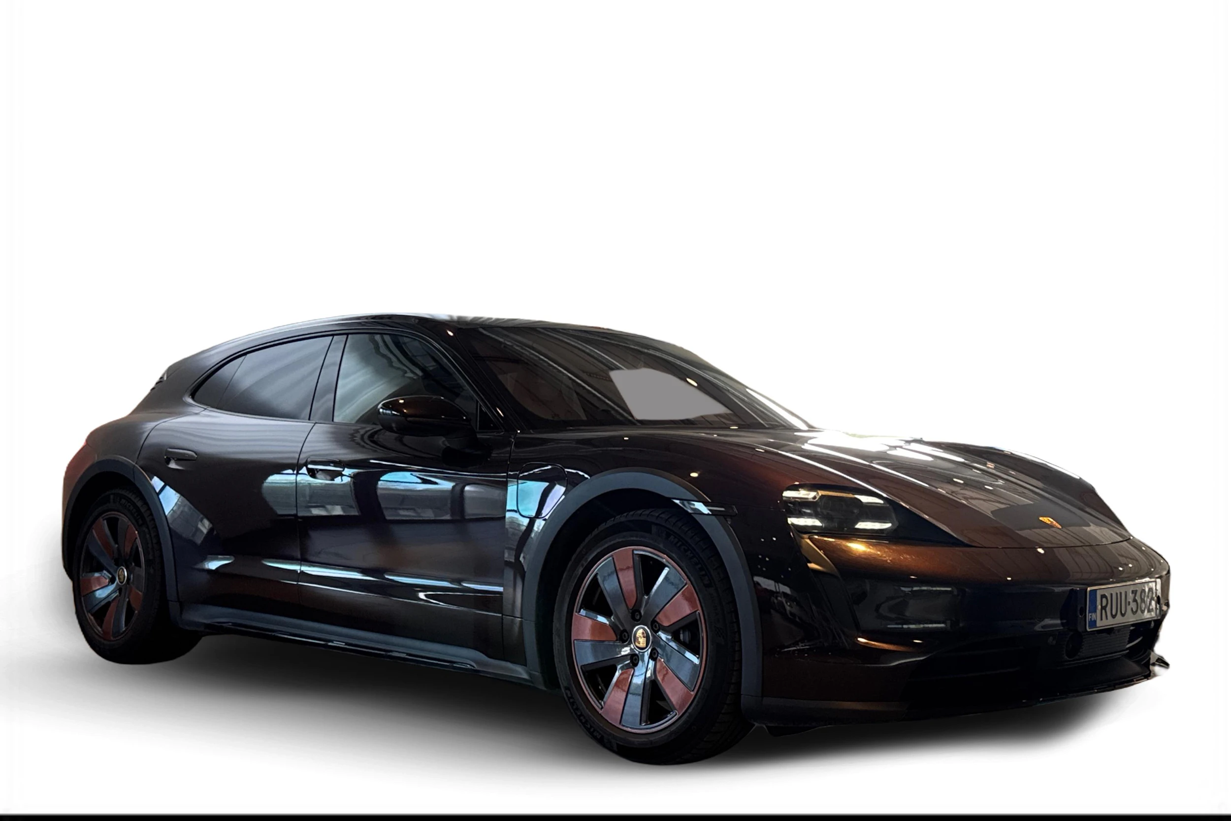 Ruskea (beige) Porsche Taycan 2021 kuva 1.