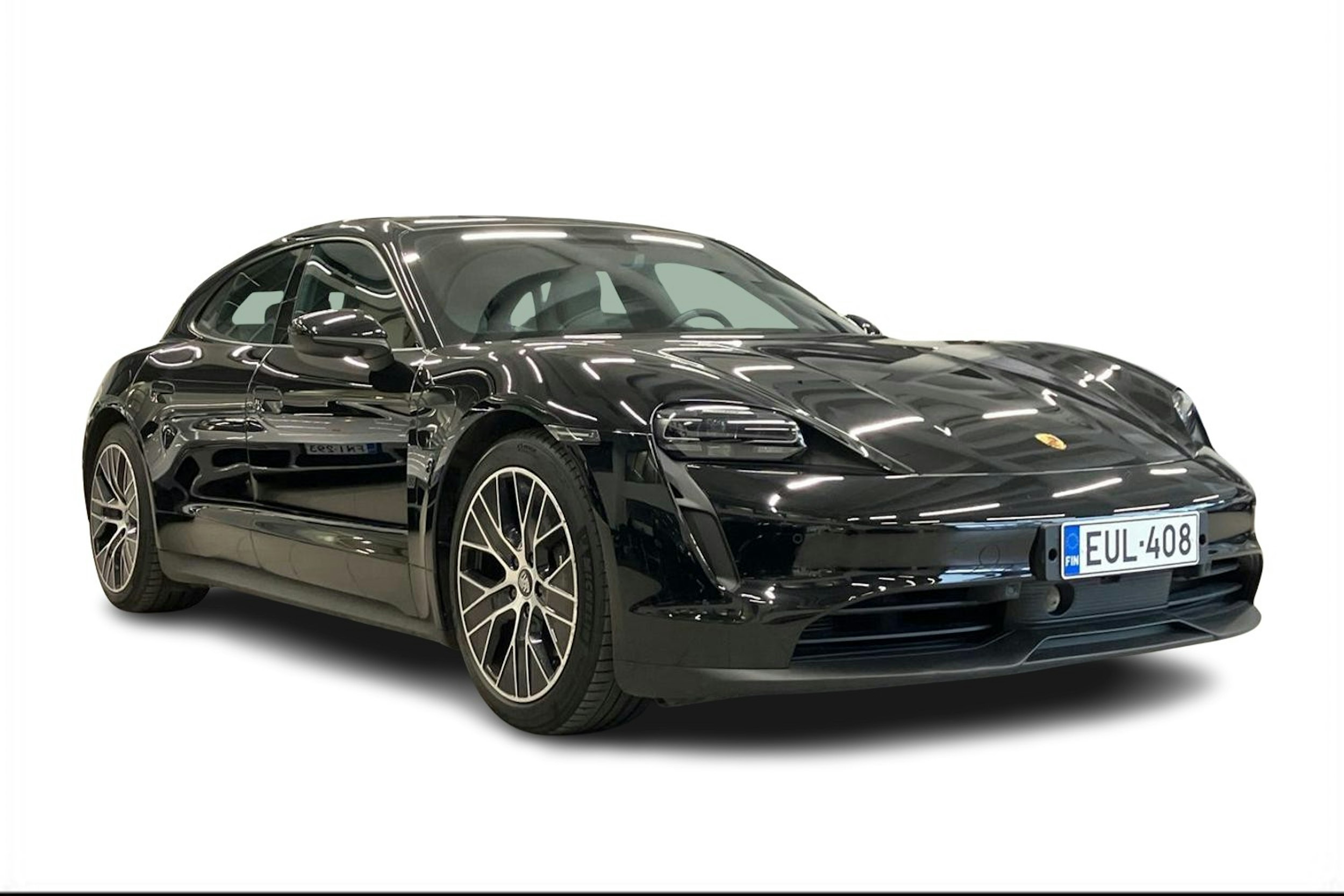 musta Porsche Taycan 2022 kuva 1.