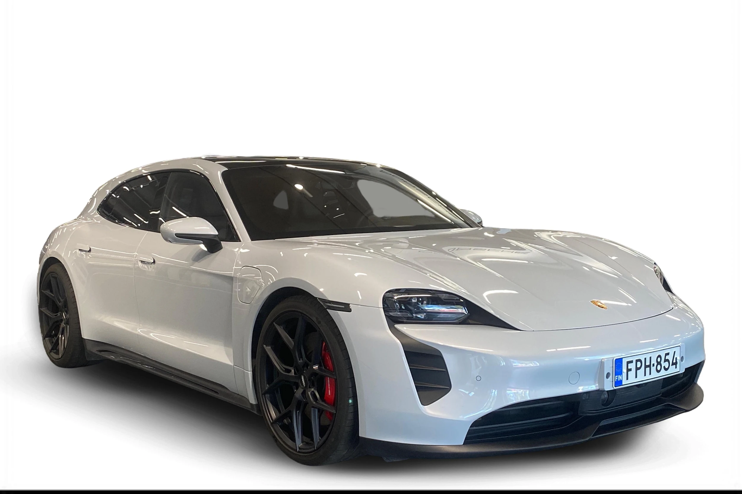 harmaa Porsche Taycan 2022 kuva 1.