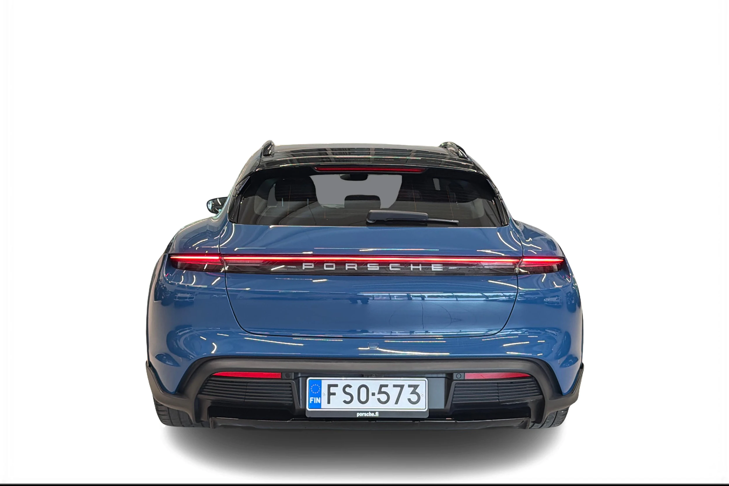 Sininen Porsche Taycan 2022 kuva 3.