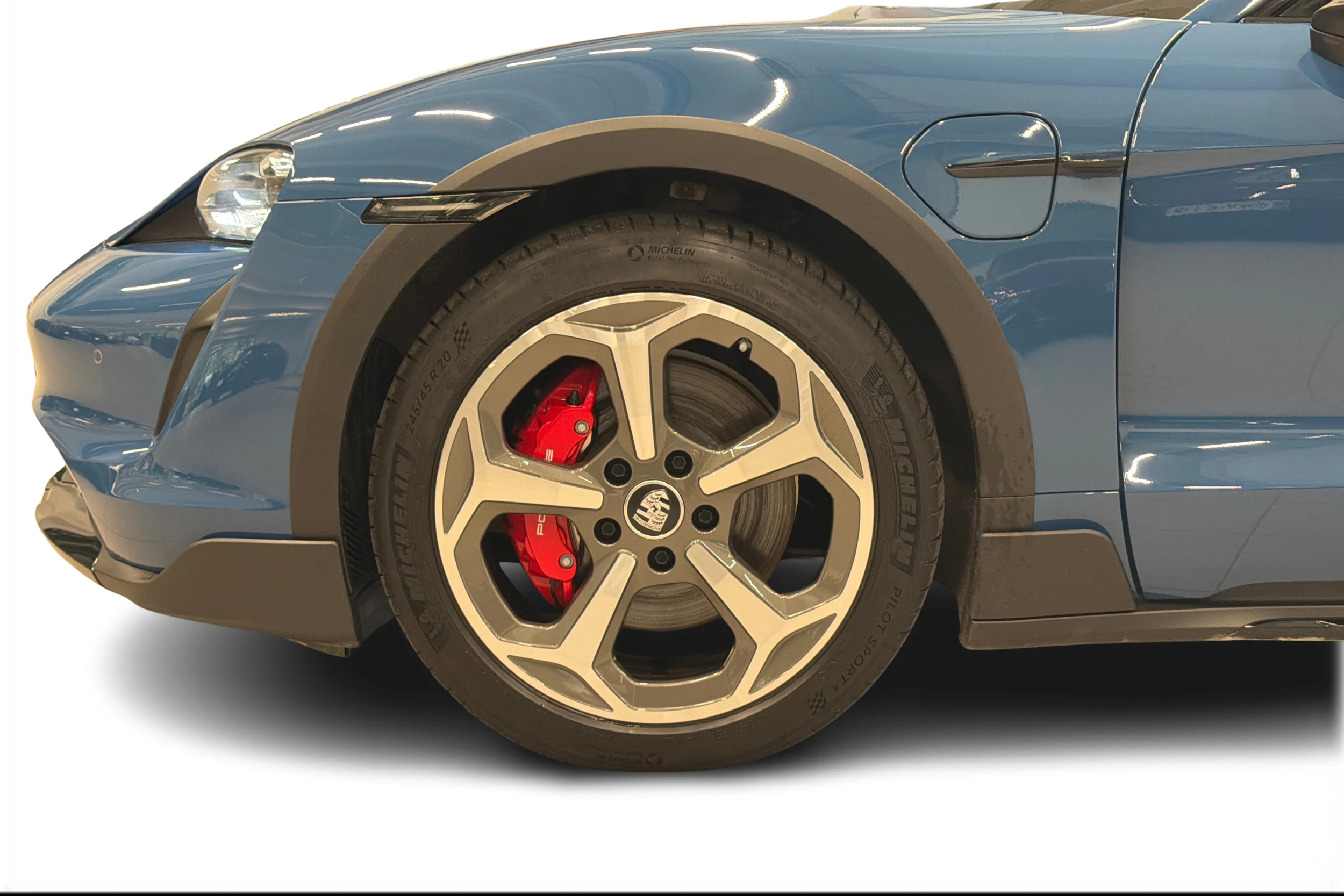 Sininen Porsche Taycan 2022 kuva 8.