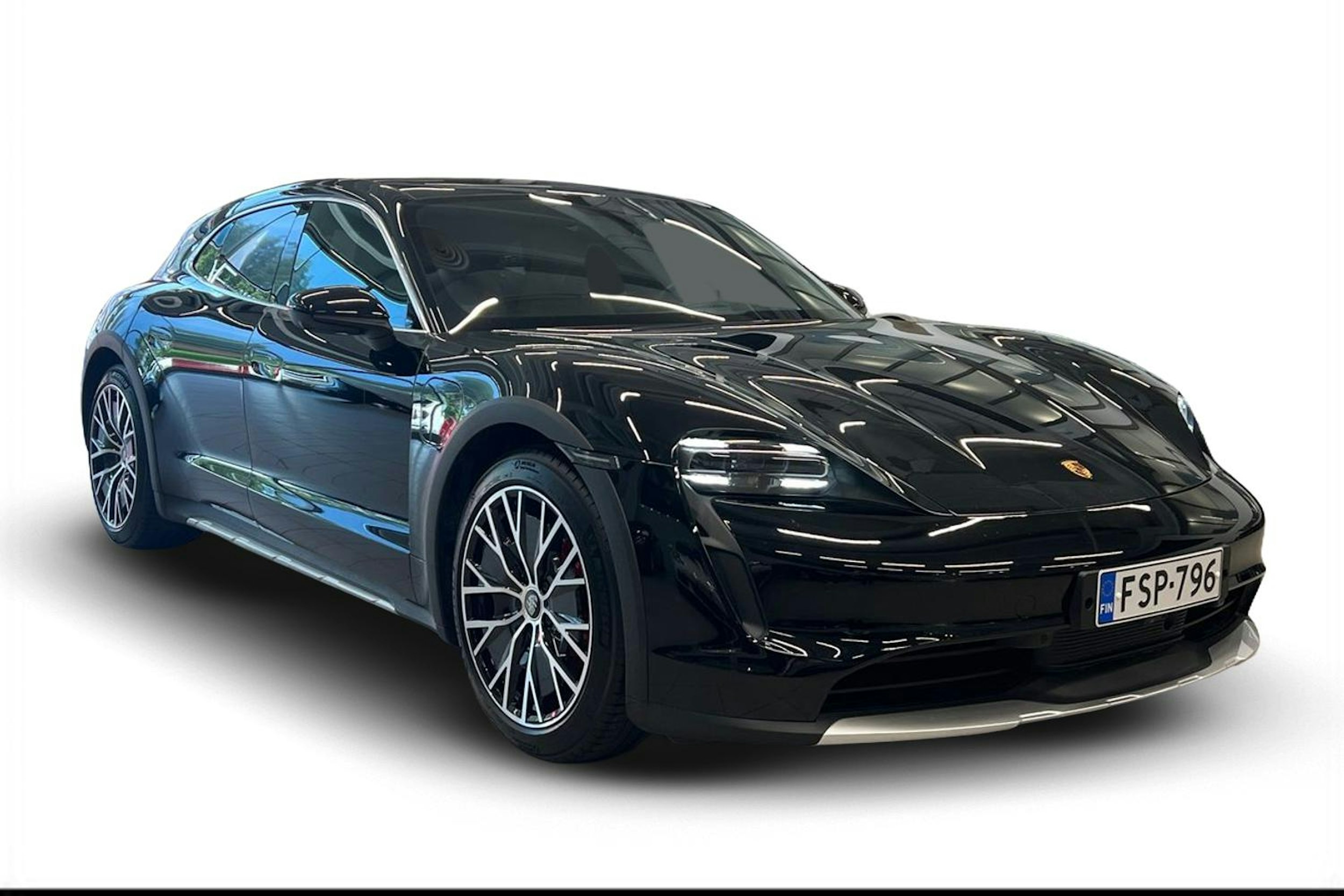 musta Porsche Taycan 2022 kuva 1.