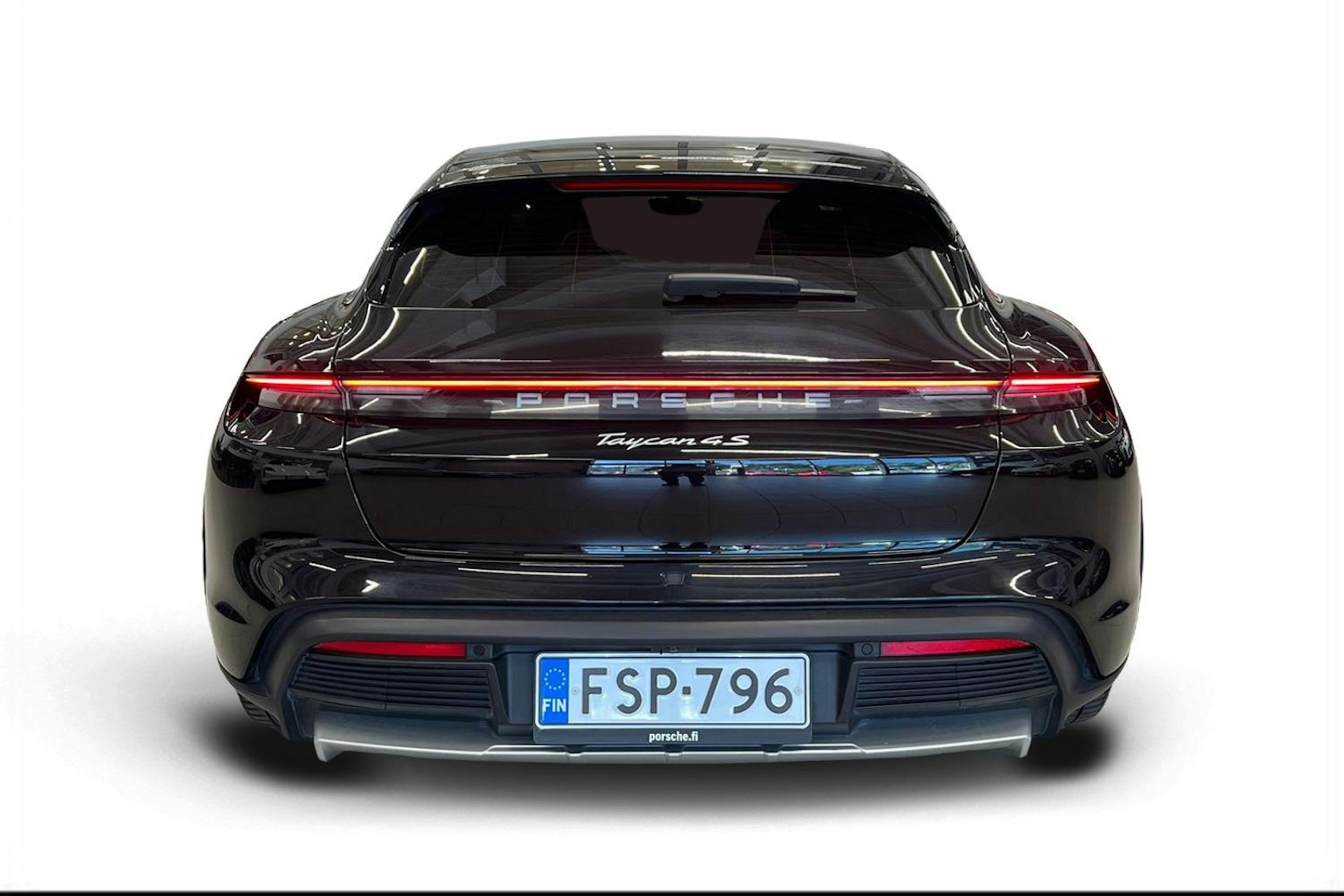 musta Porsche Taycan 2022 kuva 3.